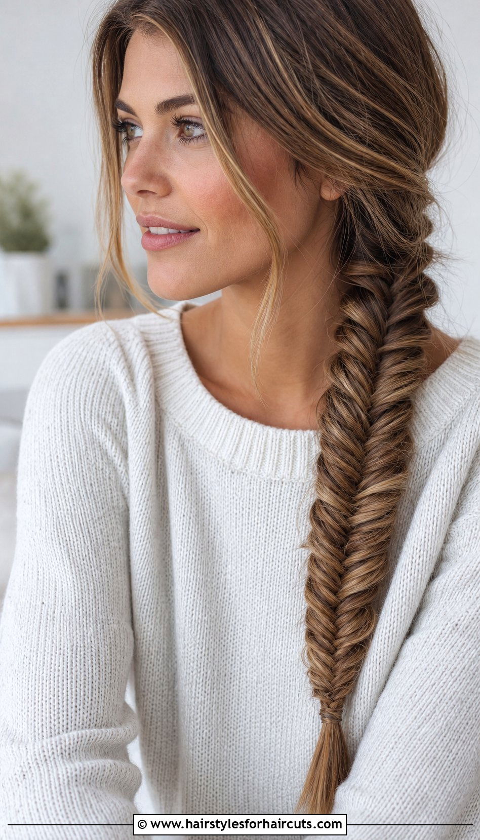 Fishtail Braid - 25 graduation hairstyles for shoulder length hair - 25 graduation hairstyles for shoulder length hair