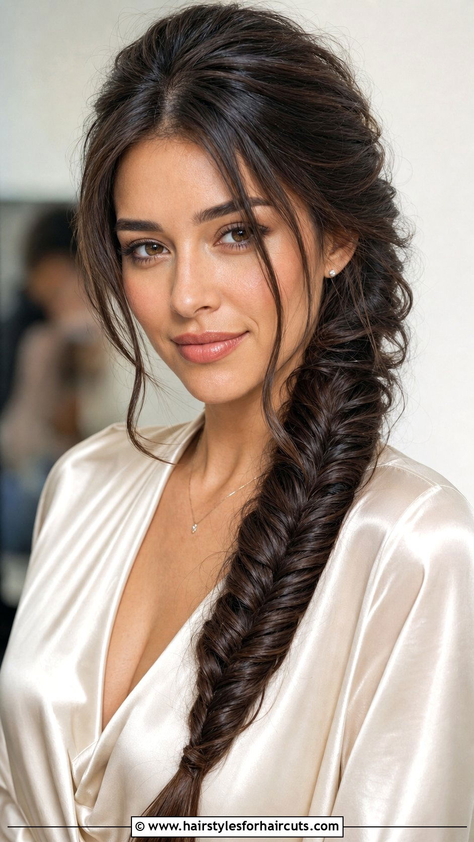 Fishtail Braid - 25 hairstyles for a night out - 25 hairstyles for a night out