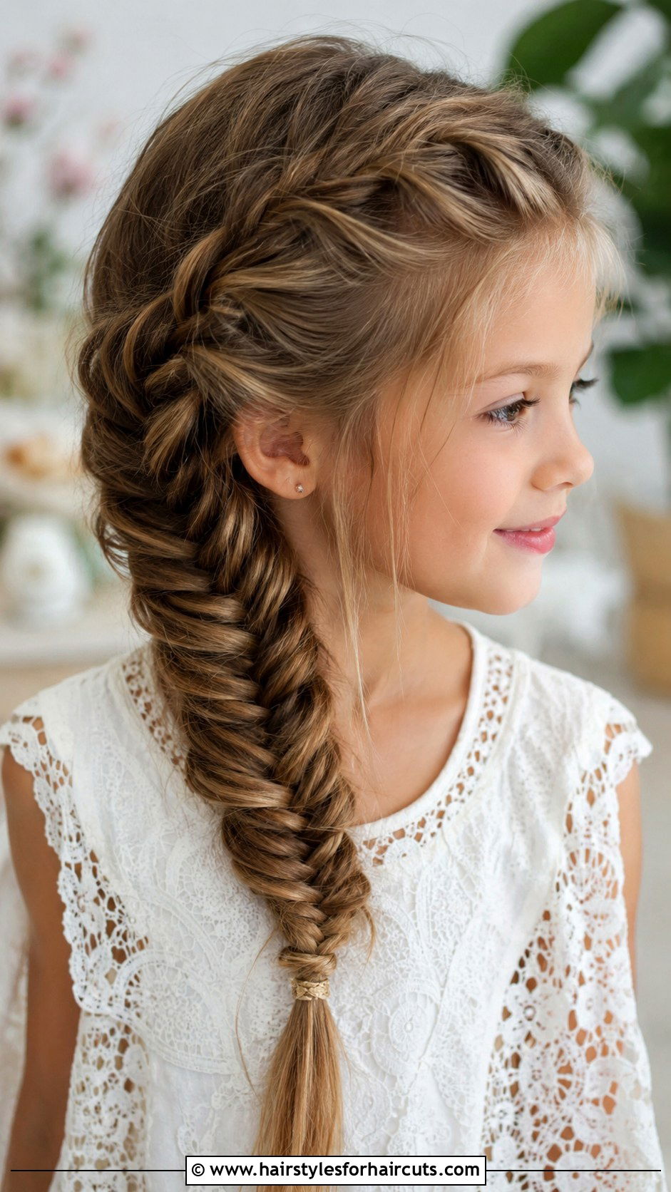 Fishtail Braid - 25 hairstyles for 7 year olds - 25 hairstyles for 7 year olds
