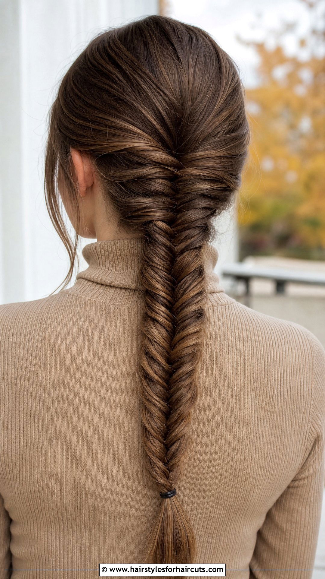 Fishtail Braid - 25 hairstyles for high neck dresses - 25 hairstyles for high neck dresses