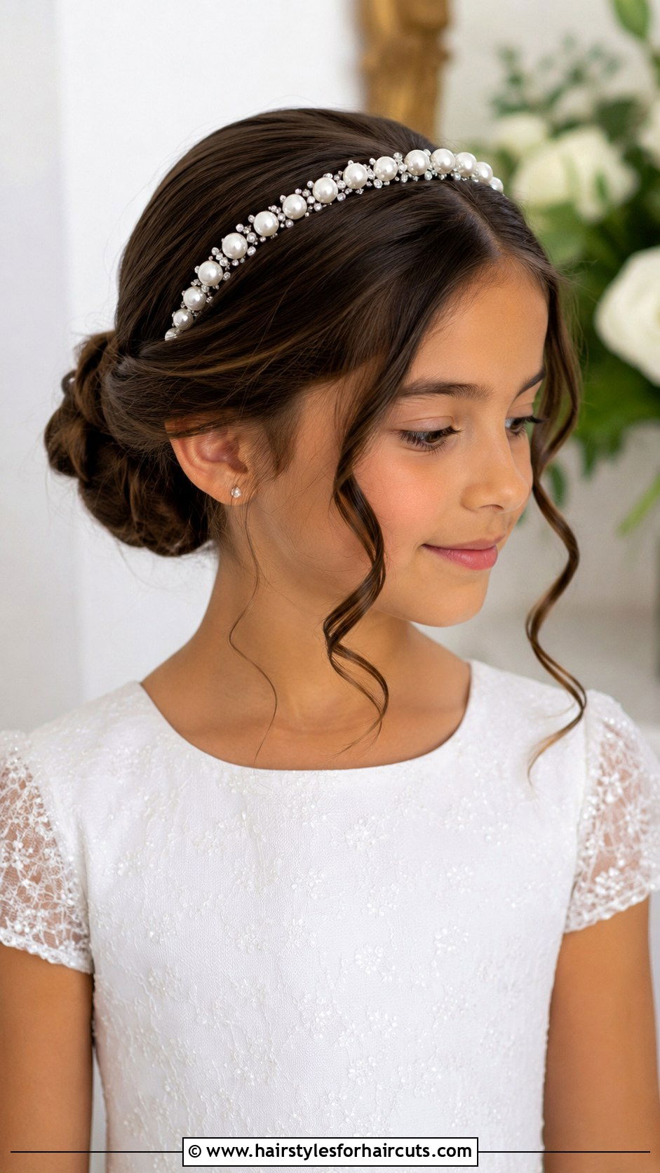 Fishtail Braid For First Communion - 25 hairstyles for first communion - 25 hairstyles for first communion
