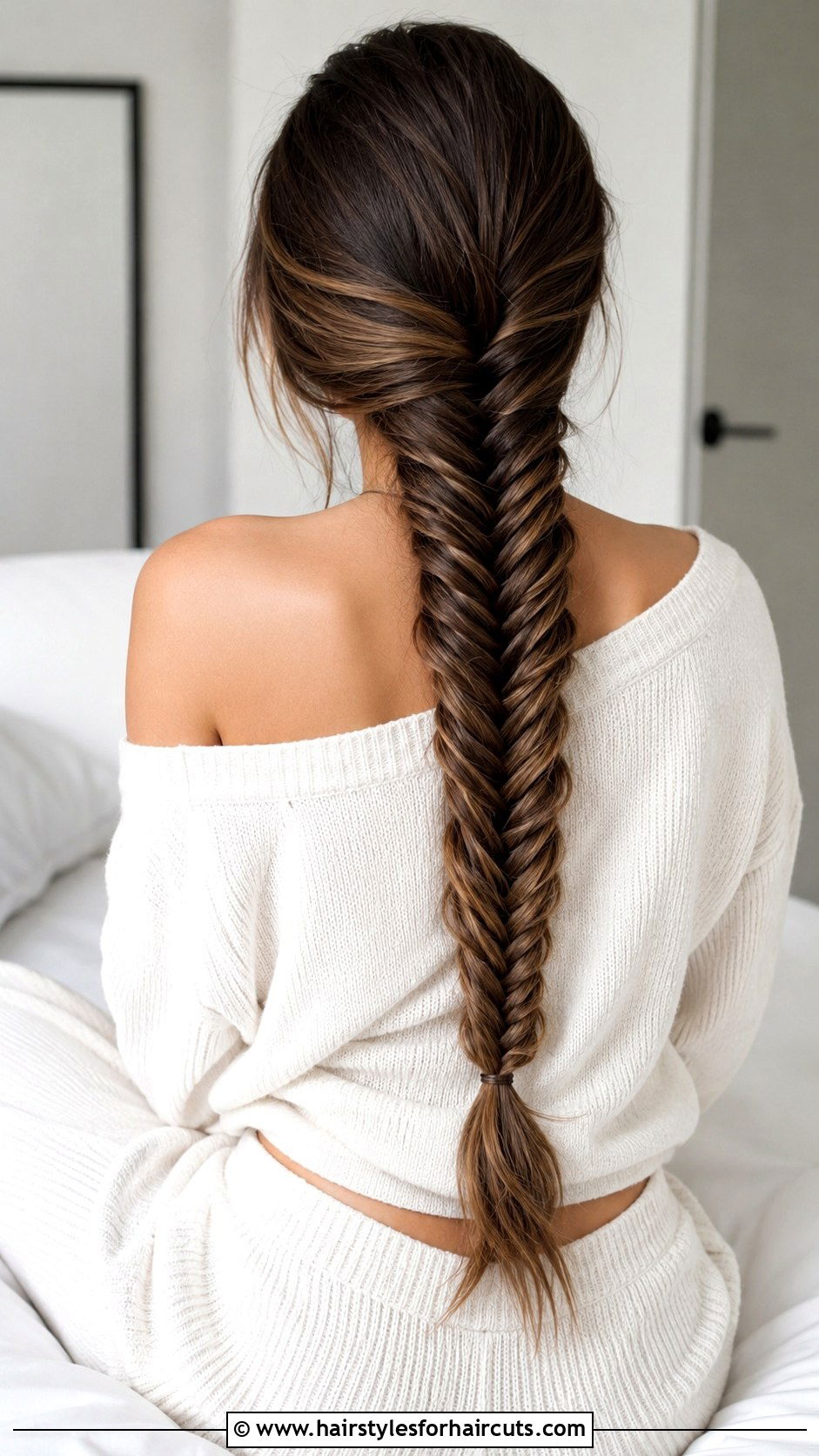 Fishtail Braid For Long Hair - 25 bedtime hairstyles for long hair - 25 bedtime hairstyles for long hair