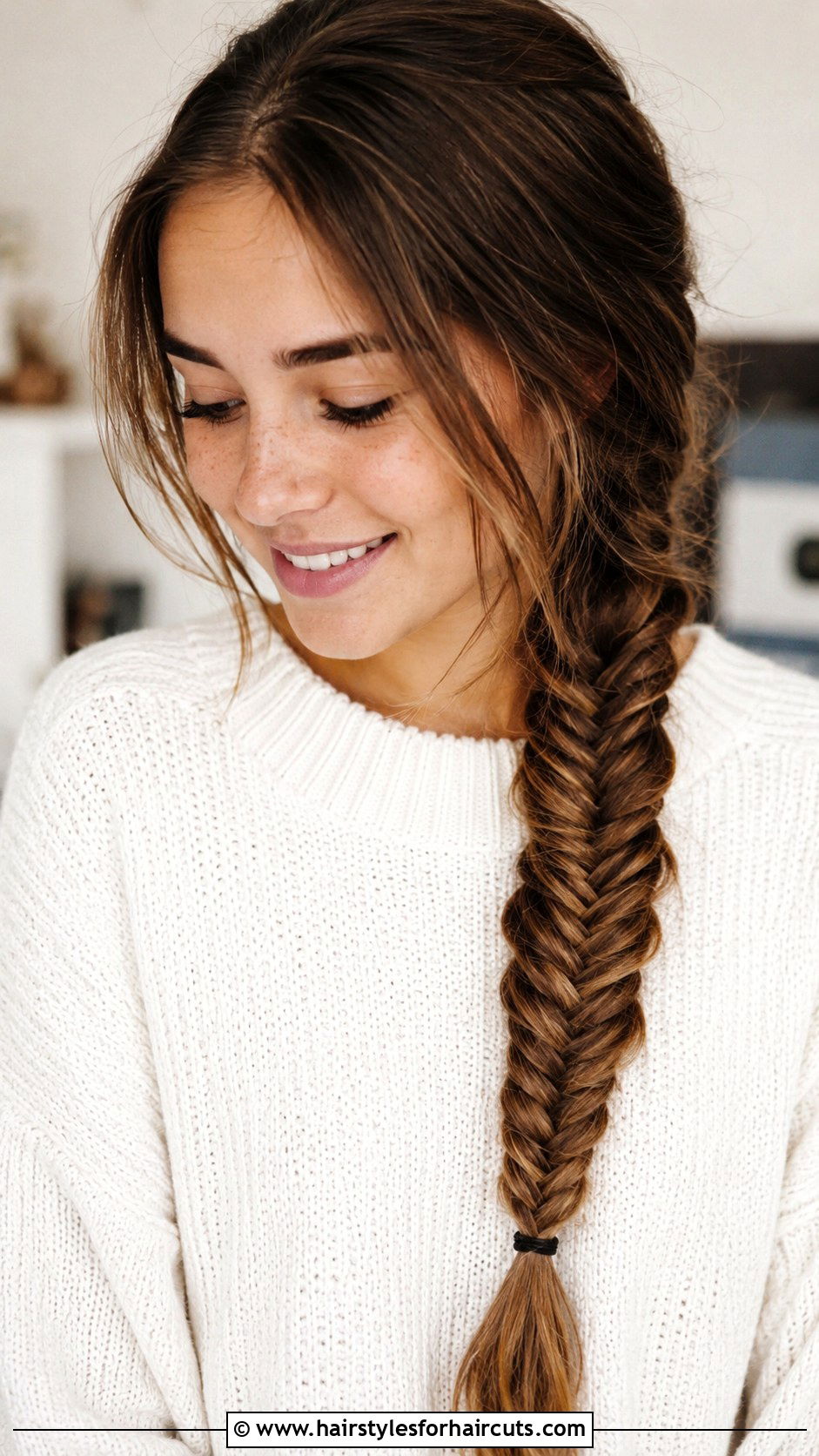 Fishtail Braid For School - 25 school easy hairstyles for long hair - 25 school easy hairstyles for long hair