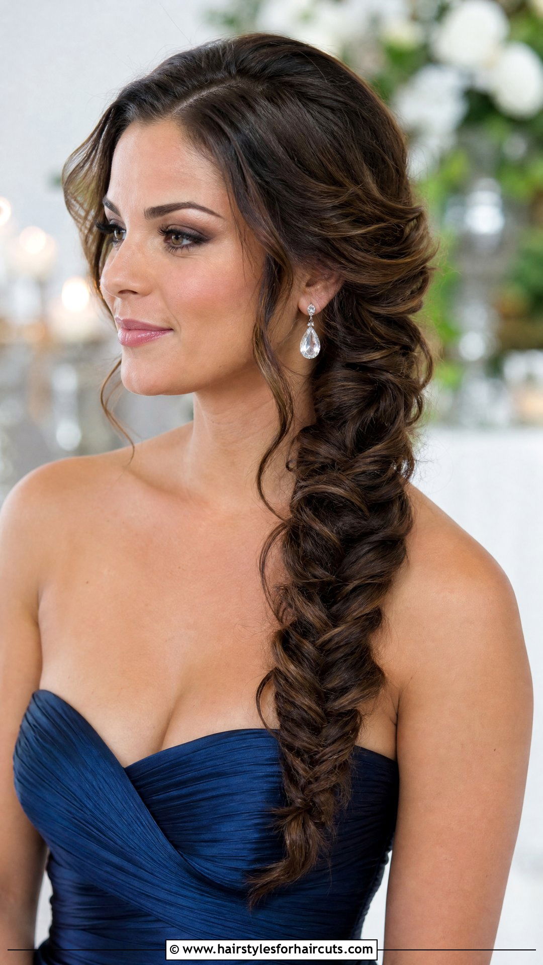 Fishtail Braid For Wedding - 25 easy wedding guest hairstyles for long hair - 25 easy wedding guest hairstyles for long hair