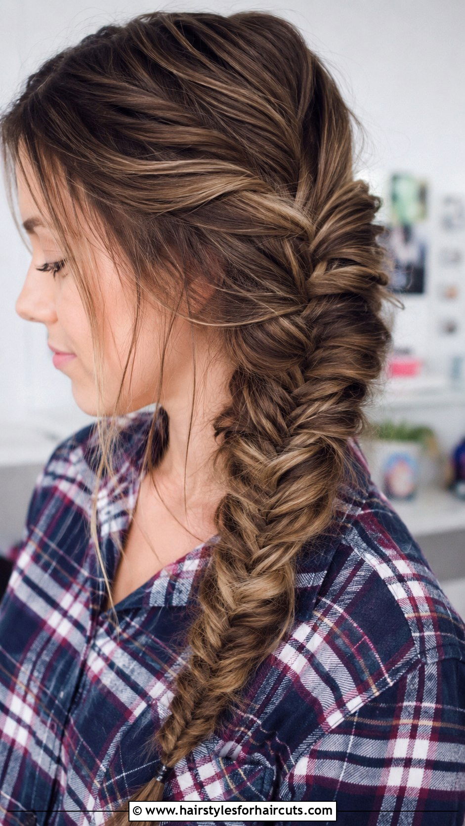 Fishtail Braid Hairstyle - 25 cute teen hairstyles - 25 cute teen hairstyles