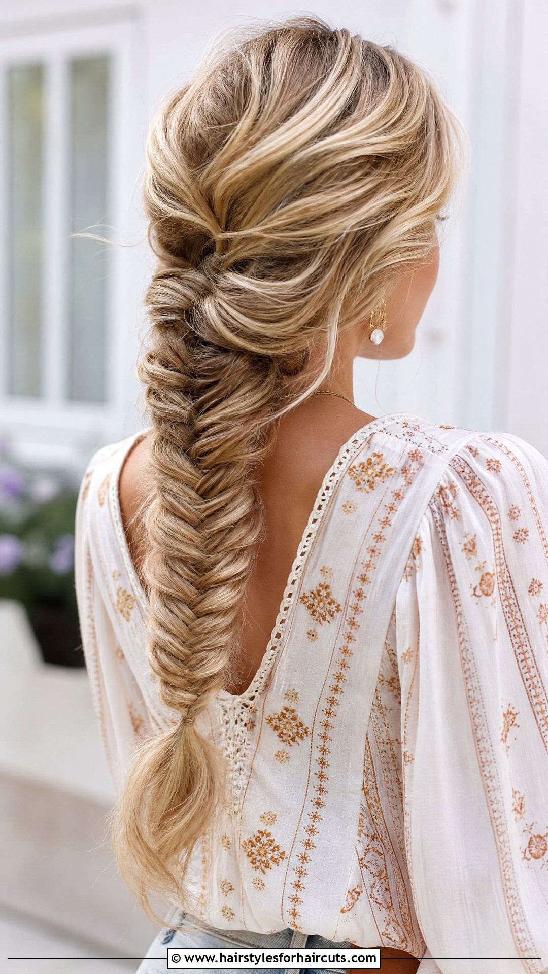 Fishtail Braid Hairstyle - 25 simple hairstyles women - 25 simple hairstyles women