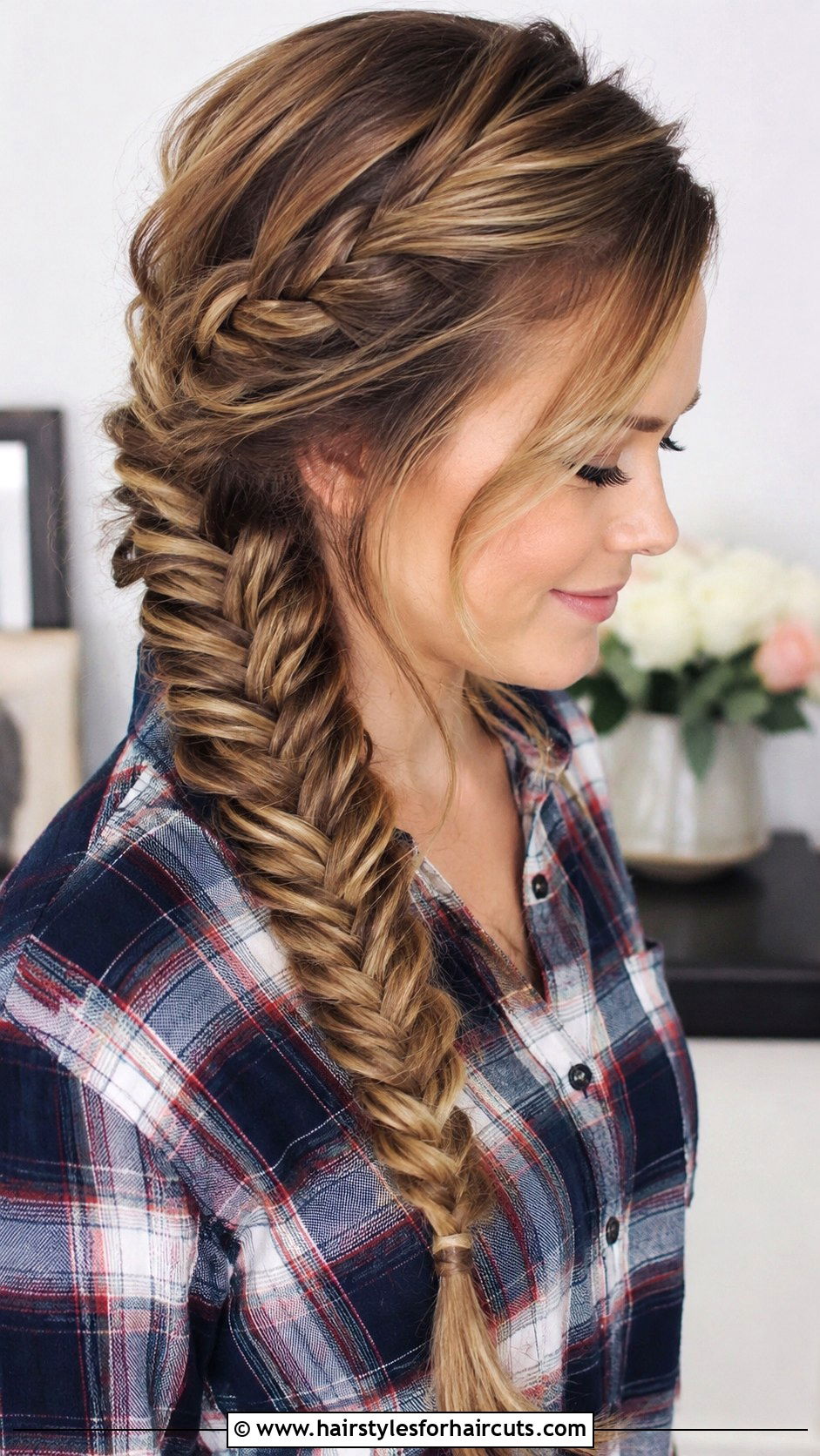 Fishtail Braid Hairstyle - 25 casual hairstyles - 25 casual hairstyles