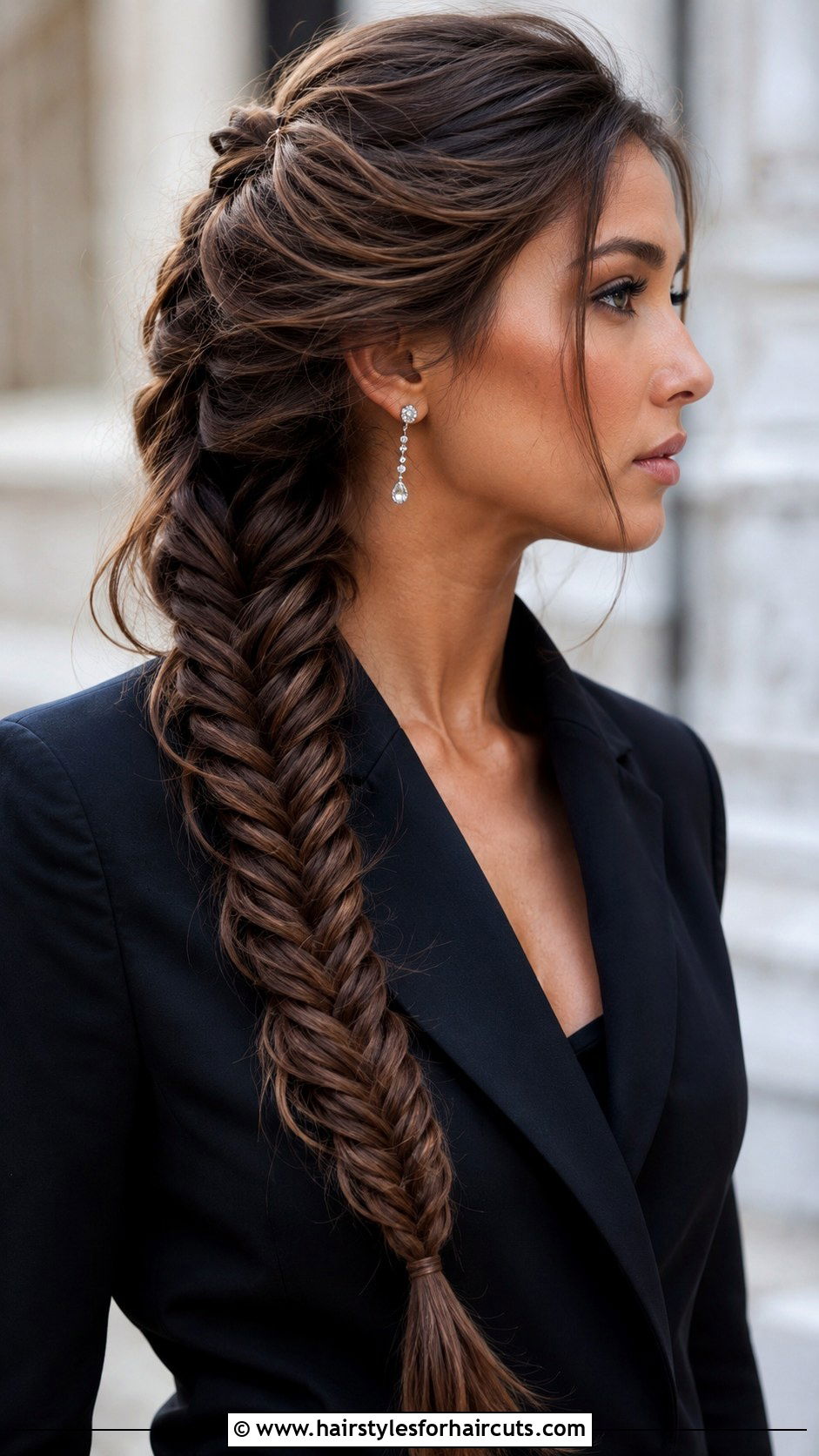 Fishtail Braid Long Hair - 25 christmas party hairstyles for long hair - 25 christmas party hairstyles for long hair