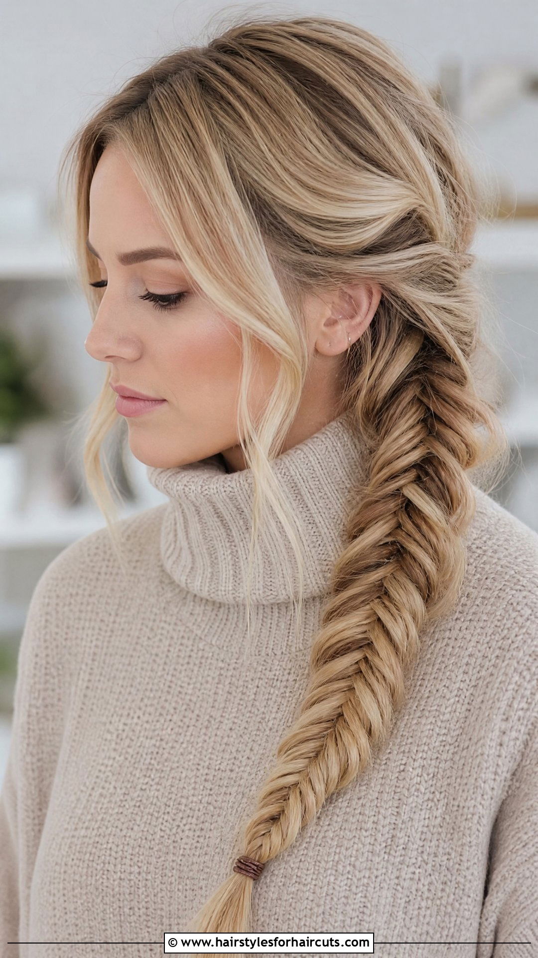 Fishtail Braid Medium Length Hair - 25 holiday hairstyles for medium length hair - 25 holiday hairstyles for medium length hair