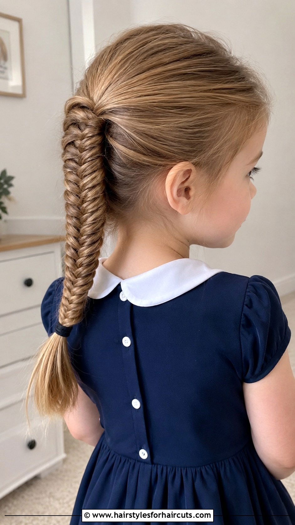 Fishtail Braid Ponytail - 25 4 year old girl hairstyles - 25 4 year old girl hairstyles