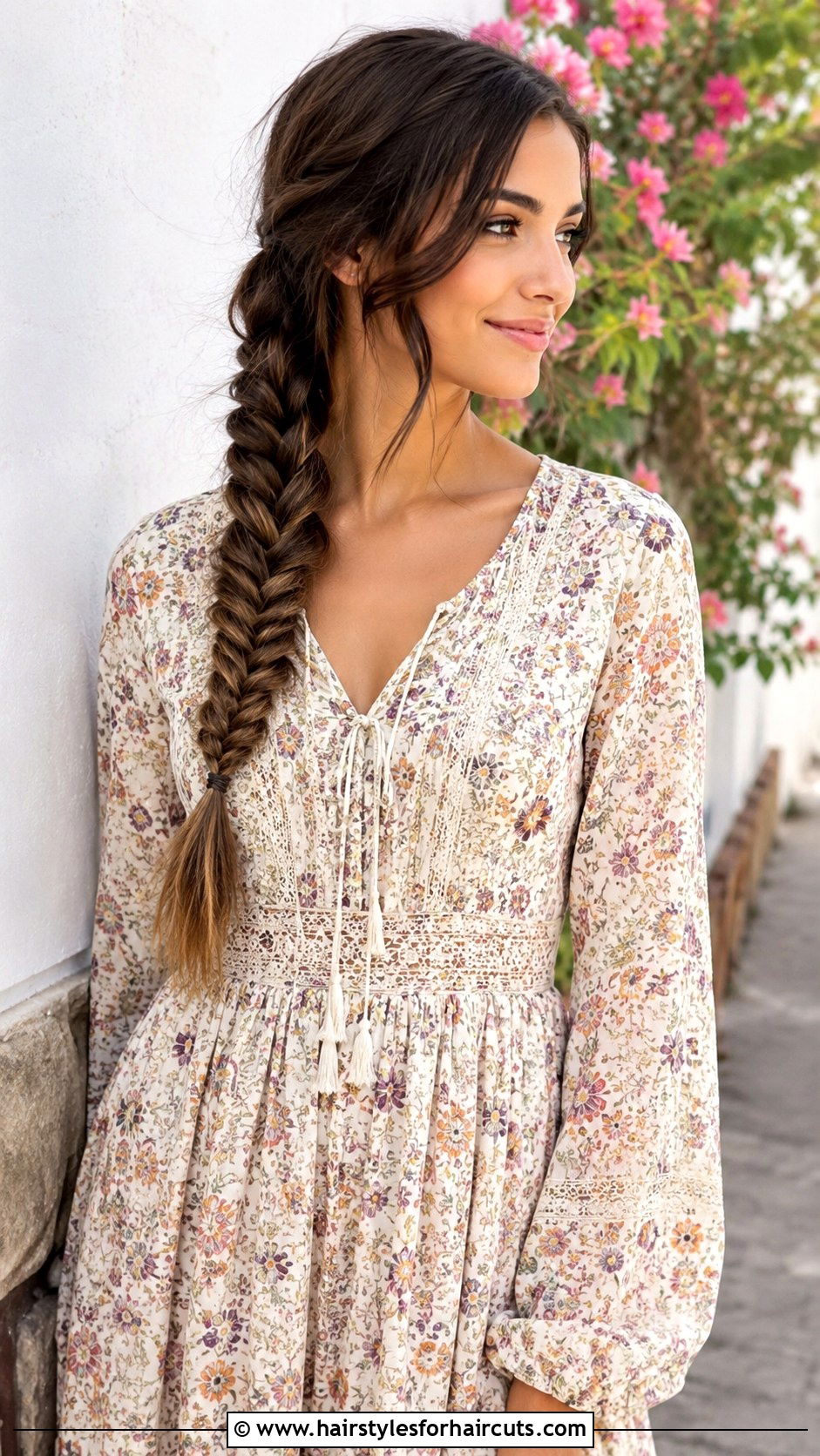 Fishtail Braid Side Pony - 25 5th grade hairstyles - 25 5th grade hairstyles