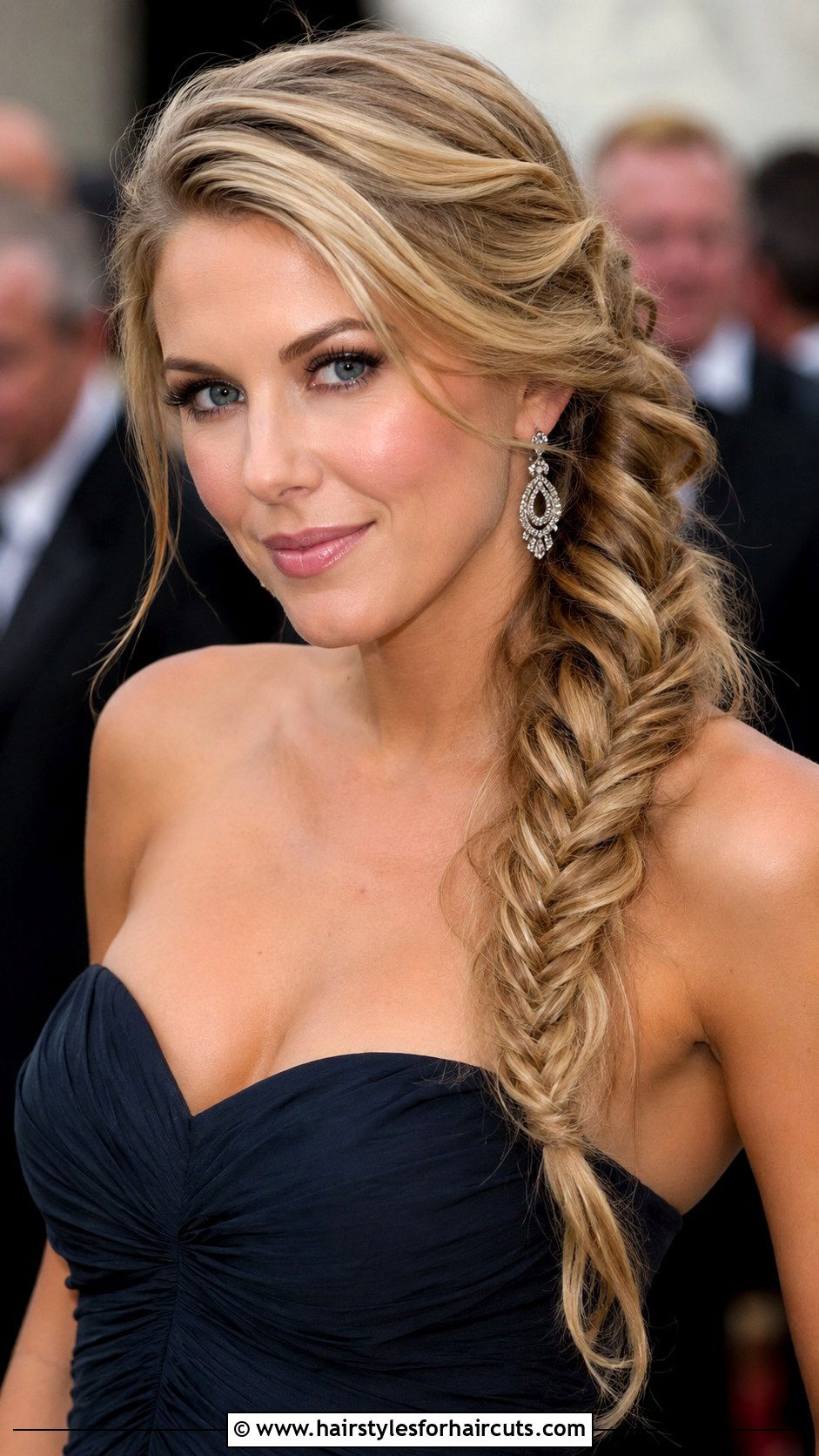 Fishtail Braid Side Sweep - 25 braiding hairstyles - 25 braiding hairstyles