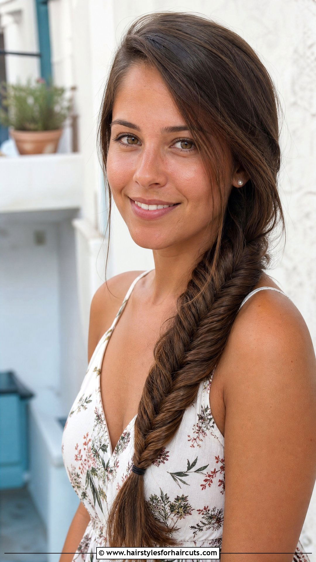 Fishtail Braid Side Swept - 25 hairstyles with braid - 25 hairstyles with braid