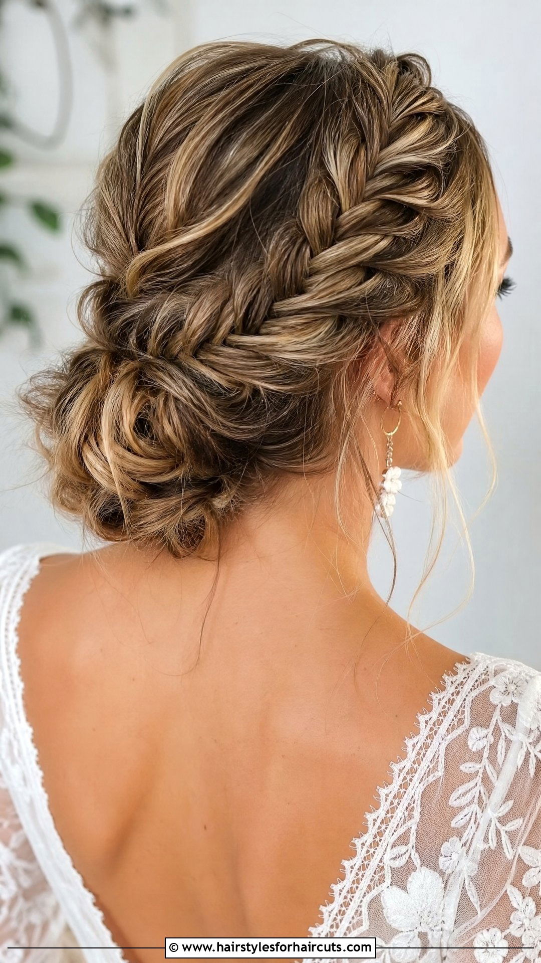 Fishtail Braid Updo - 25 wedding hairstyles up do - 25 wedding hairstyles up do