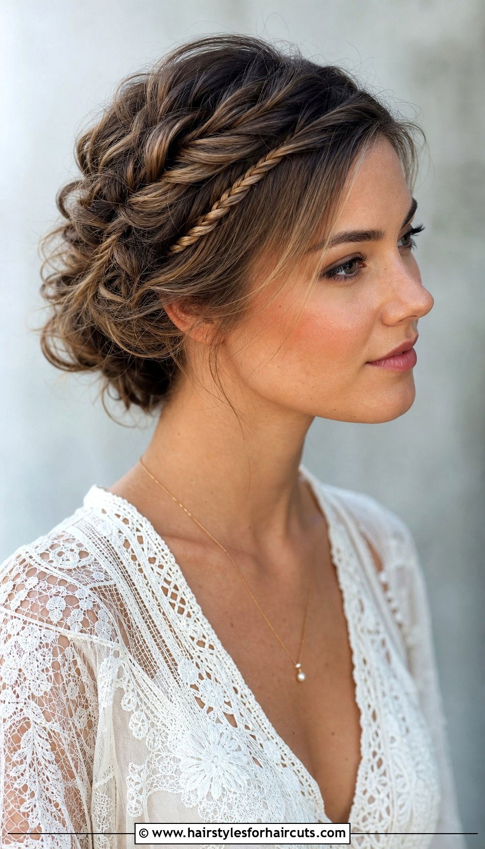 Fishtail Braid Updo Short Hair - 25 updo wedding hairstyles for short hair - 25 updo wedding hairstyles for short hair