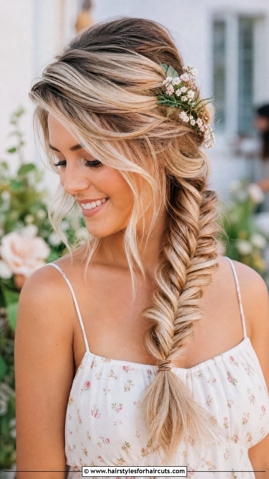 Fishtail Braid Wedding Hairstyle - 25 weding hairstyles - 25 weding hairstyles