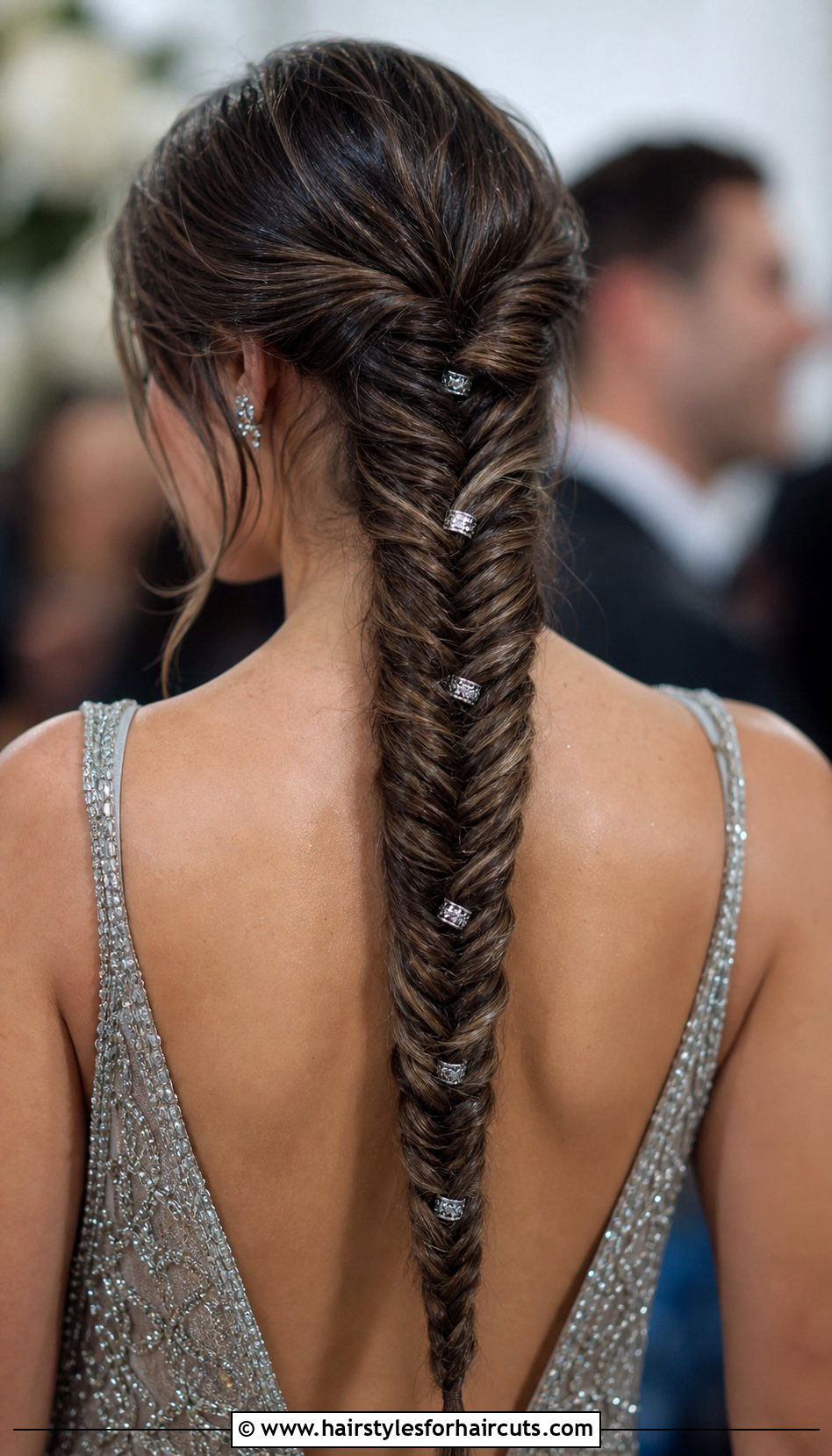 Fishtail Braid With Hair Rings - 25 hair rings hairstyles - 25 hair rings hairstyles