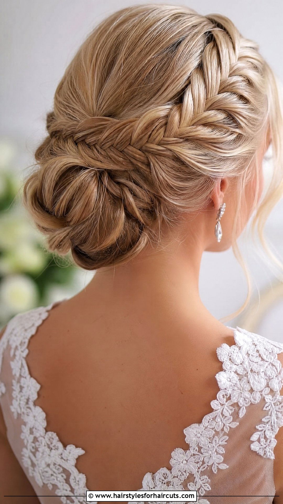 Fishtail Braided Wedding Updo - 25 wedding updo hairstyles - 25 wedding updo hairstyles