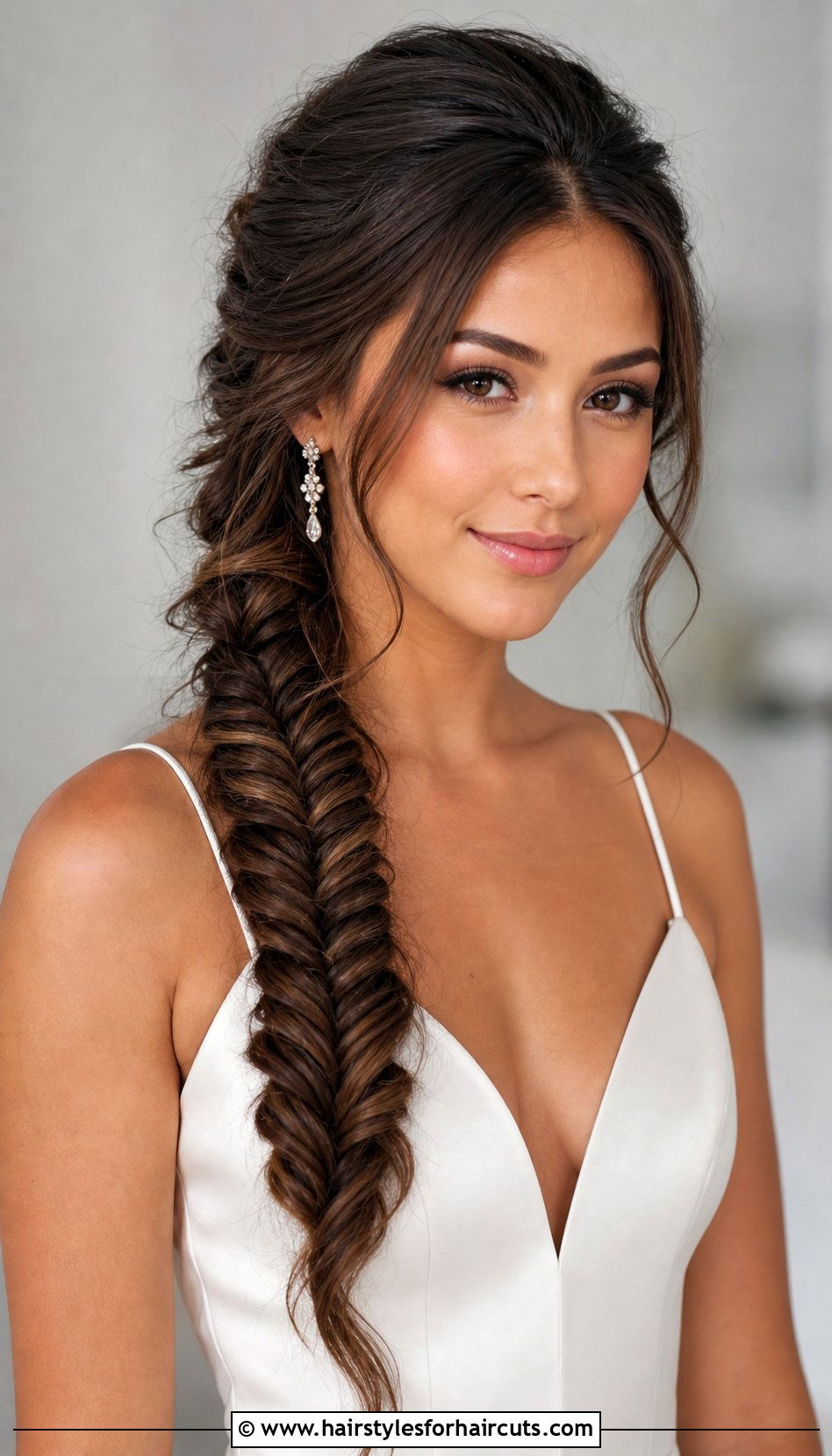 Fishtail Side Braid Prom - 25 long hair side hairstyles for prom - 25 long hair side hairstyles for prom