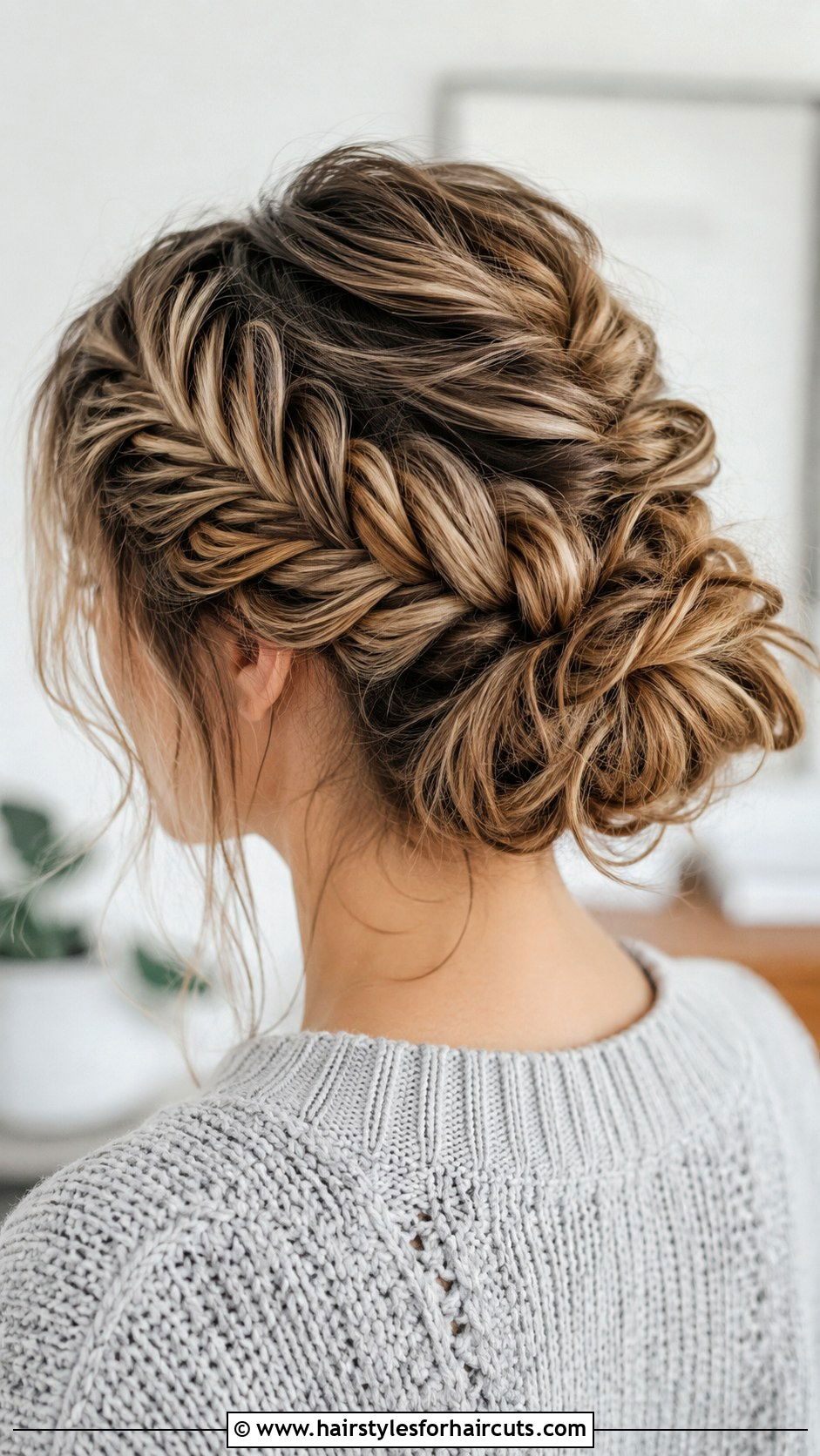 Fishtail Updo - 25 hair up hairstyles for long hair - 25 hair up hairstyles for long hair