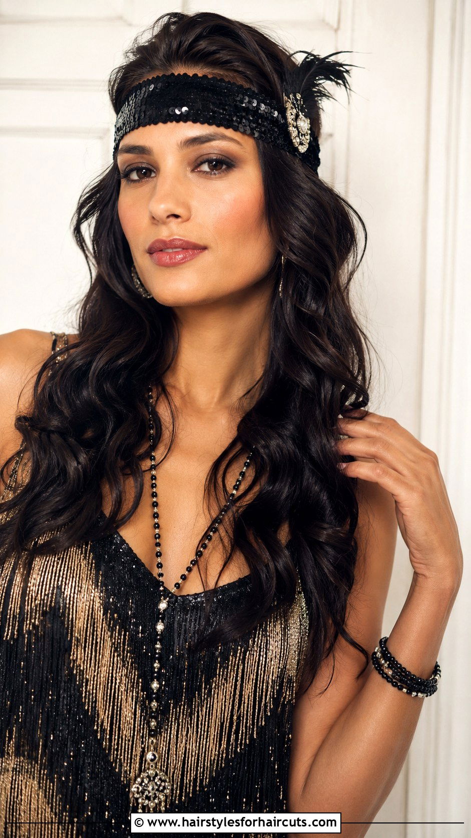 Flapper 1920 Long Hairstyle - 25 1920 long hairstyles - 25 1920 long hairstyles