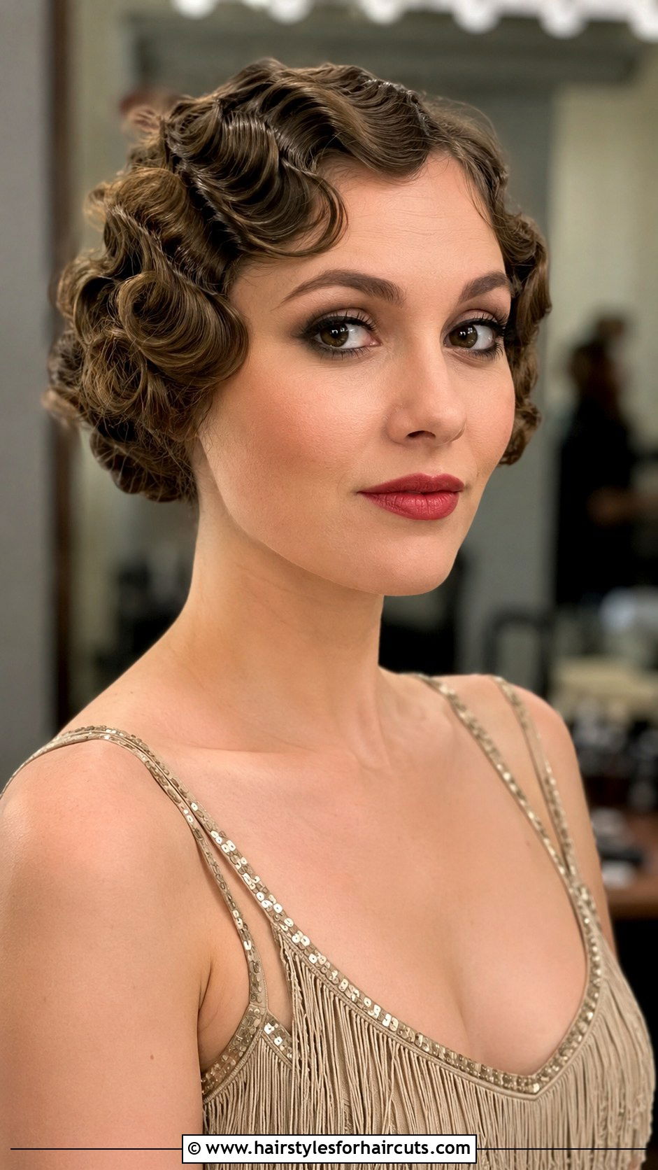 Flapper Pin Curl Set - 25 pin curl hairstyles for long black hair - 25 pin curl hairstyles for long black hair
