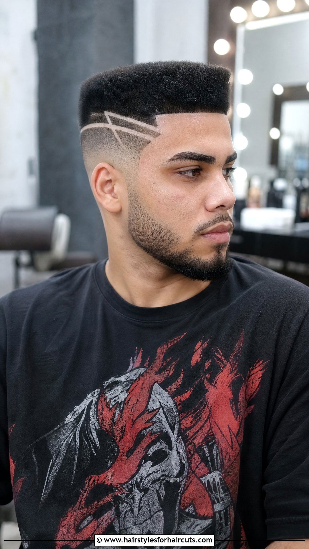 Flat Top With Design - 25 flat top haircuts - 25 flat top haircuts