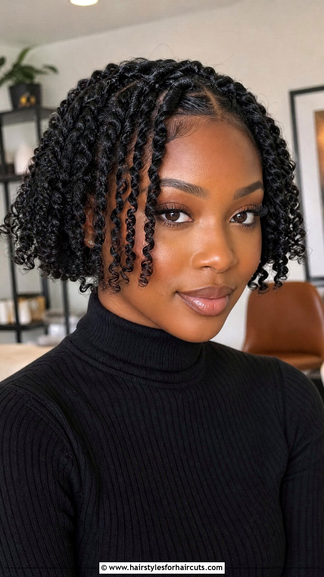Flat Twist Bob - 25 flat twist hairstyles for black hair - 25 flat twist hairstyles for black hair