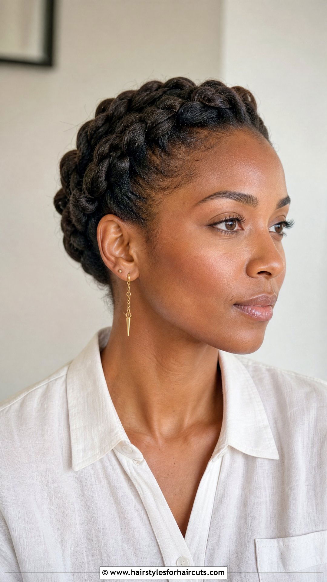 Flat Twist Crown - 25 vacation hairstyles for natural hair - 25 vacation hairstyles for natural hair