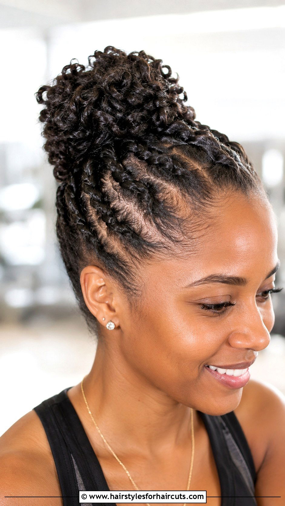 Flat Twist Curly Updo - 25 curly updo hairstyles for black hair - 25 curly updo hairstyles for black hair