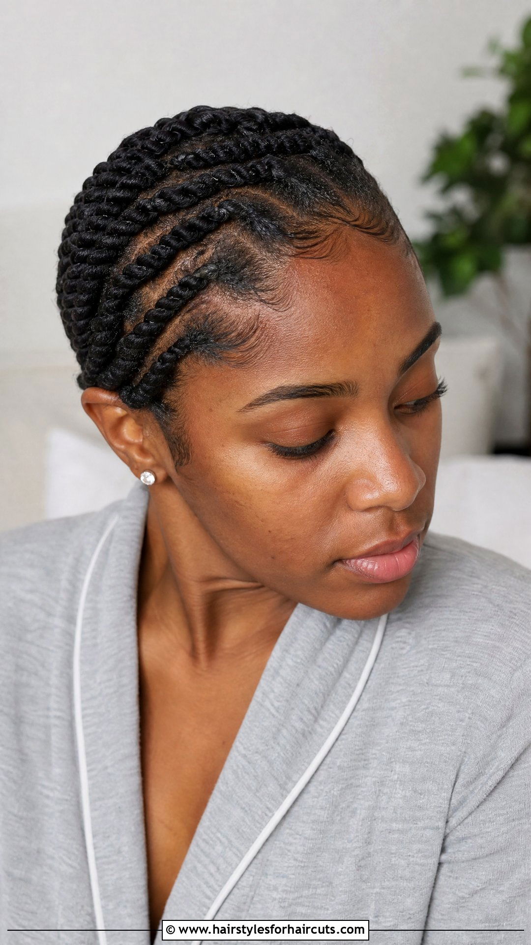Flat Twist Overnight Hairstyle To Prevent Frizzy Hair - 25 overnight hairstyles to prevent frizzy hair - 25 overnight hairstyles to prevent frizzy hair