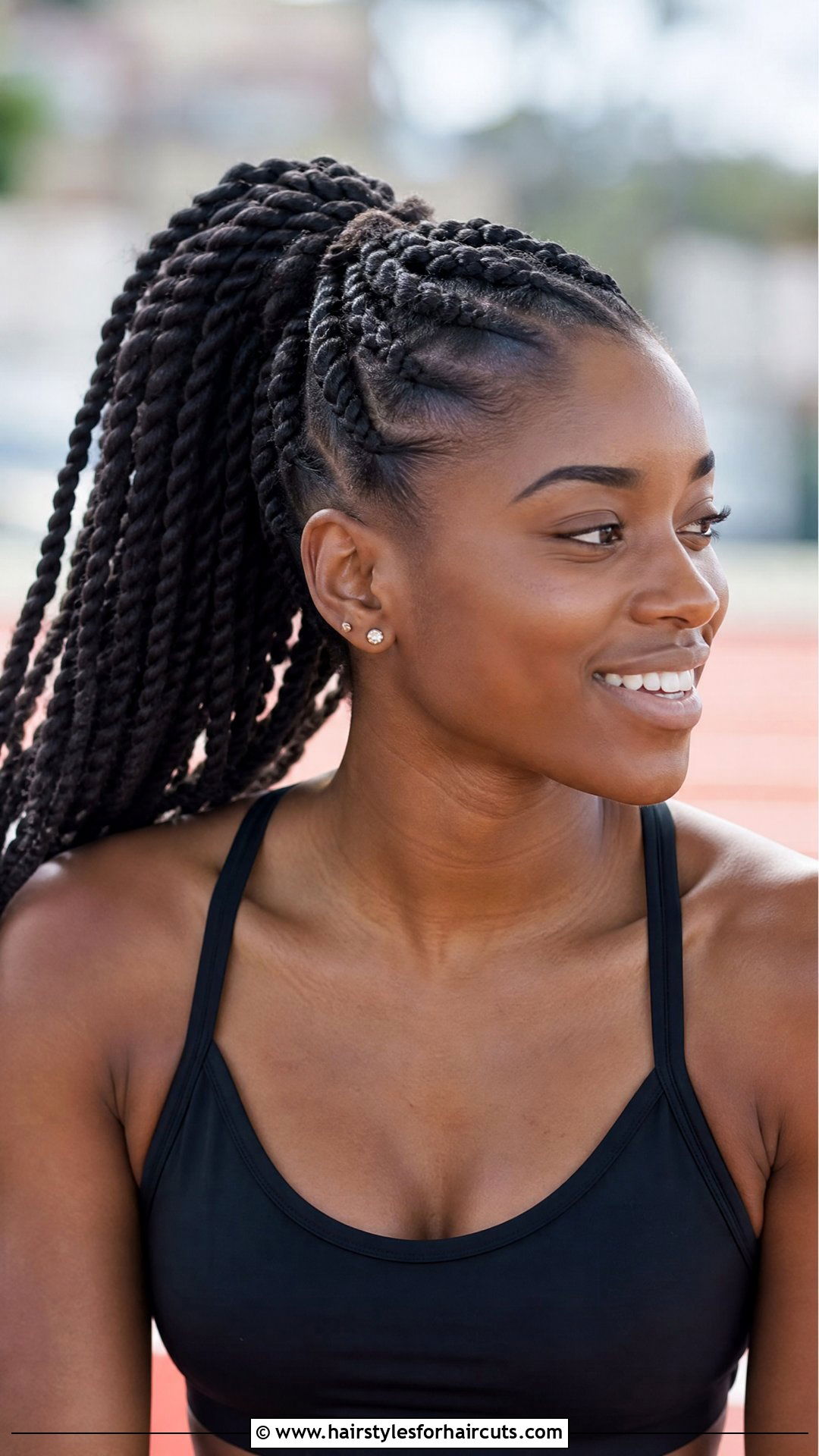 Flat Twist Ponytail - 25 flat twist hairstyles for black hair - 25 flat twist hairstyles for black hair