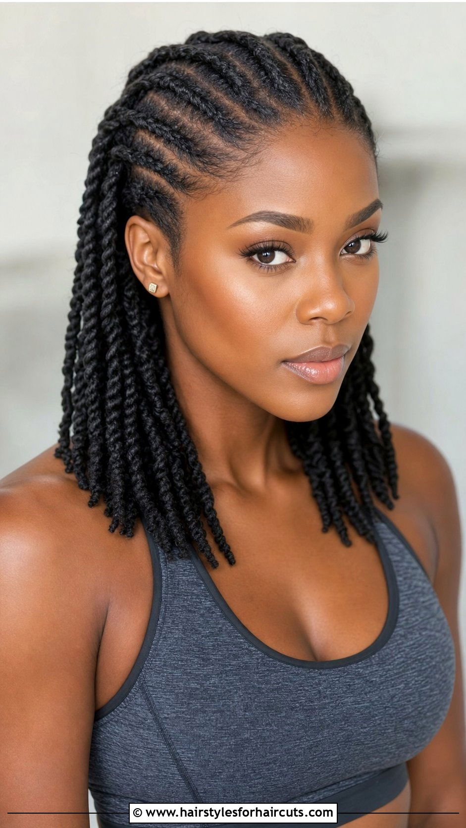 Flat Twist Two Strand Twist Combo - 25 two strand twist natural hairstyles - 25 two strand twist natural hairstyles