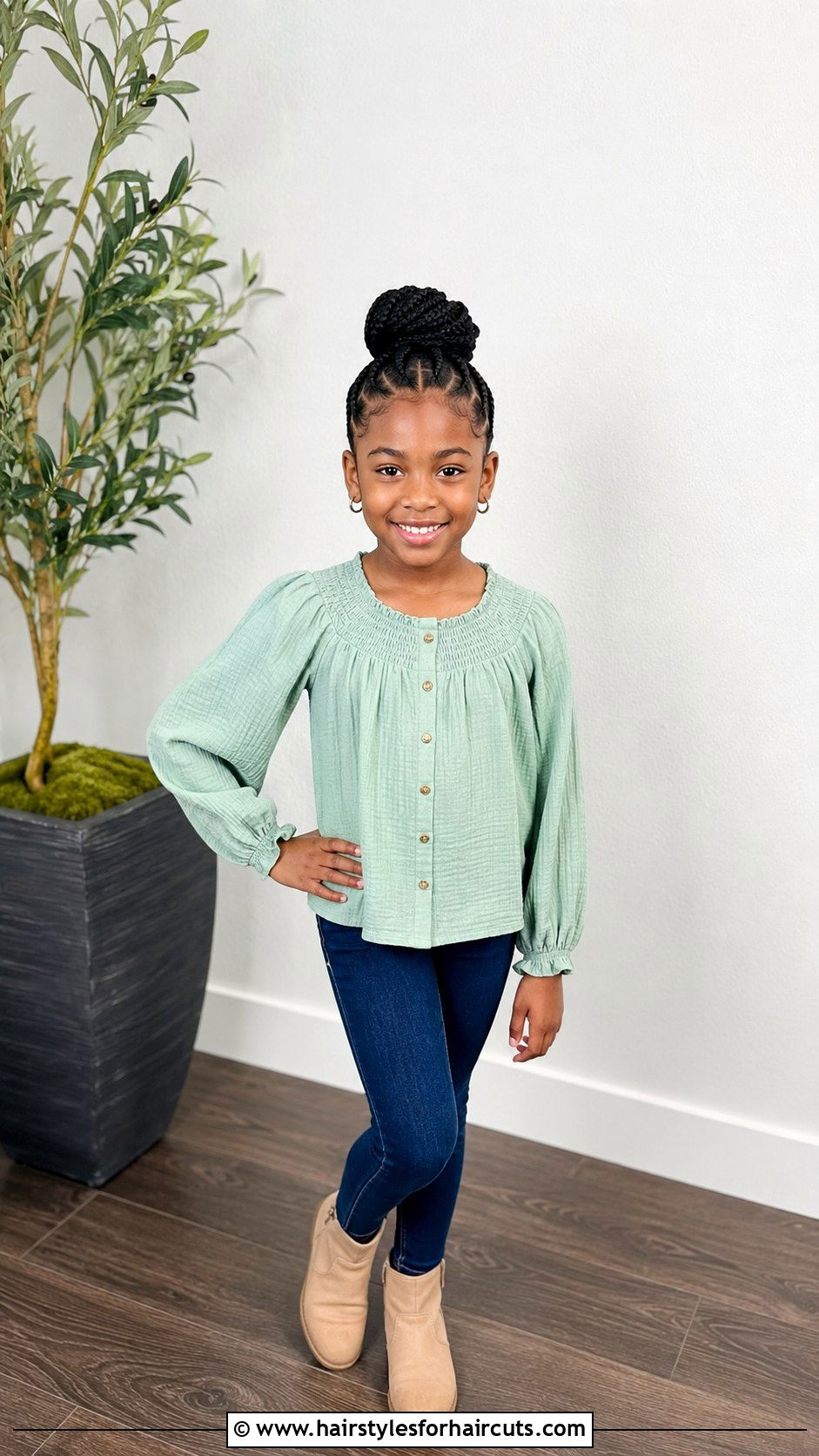 Flat Twist Updo - 25 african kids hairstyles - 25 african kids hairstyles