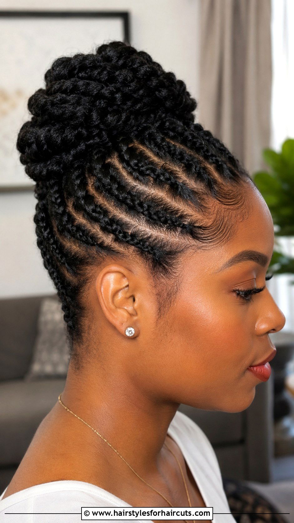 Flat Twist Updo - 25 black girl hairstyles braids natural hair - 25 black girl hairstyles braids, natural hair