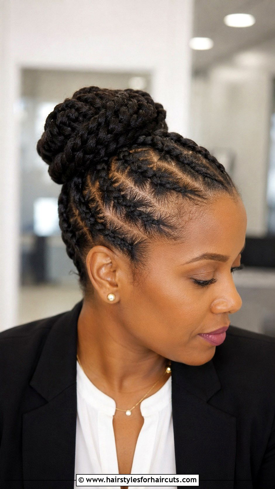 Flat Twist Updo Afro - 25 natural hair afro hairstyles - 25 natural hair afro hairstyles