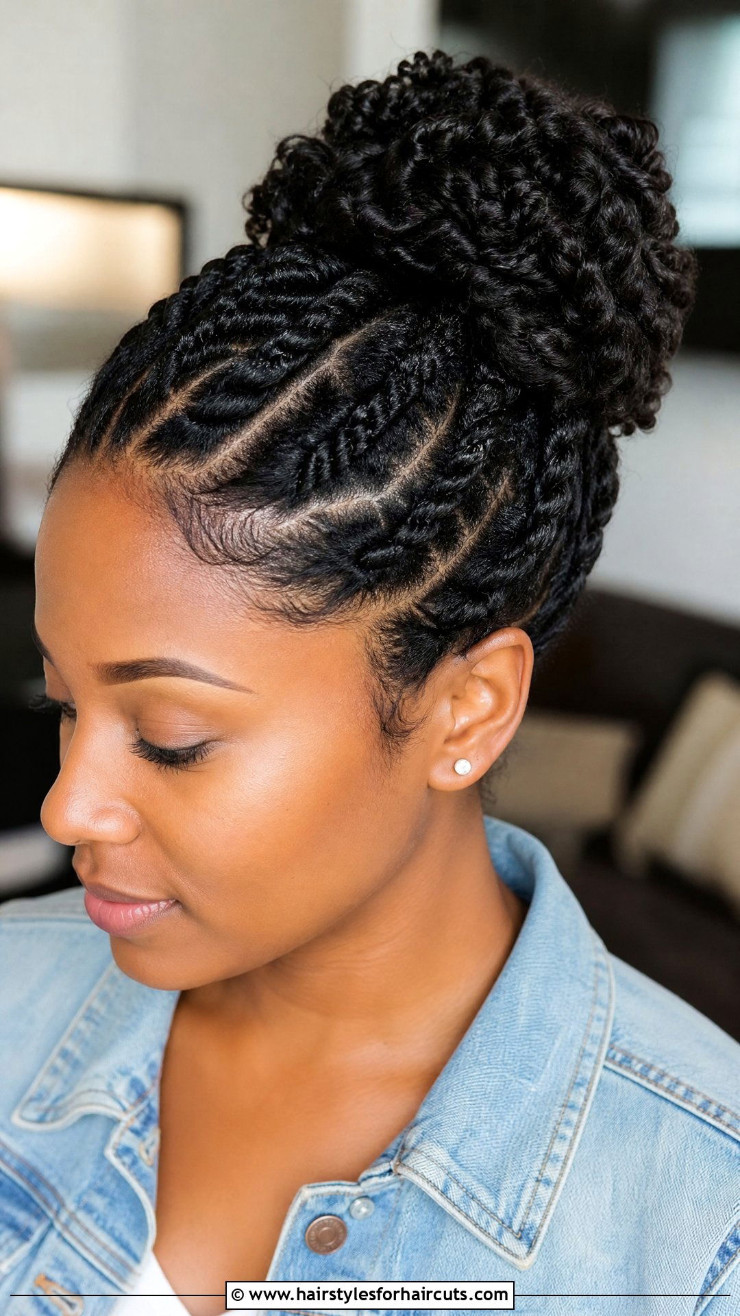 Flat Twist Updo For 3a Hair - 25 protective hairstyles for 3a hair - 25 protective hairstyles for 3a hair
