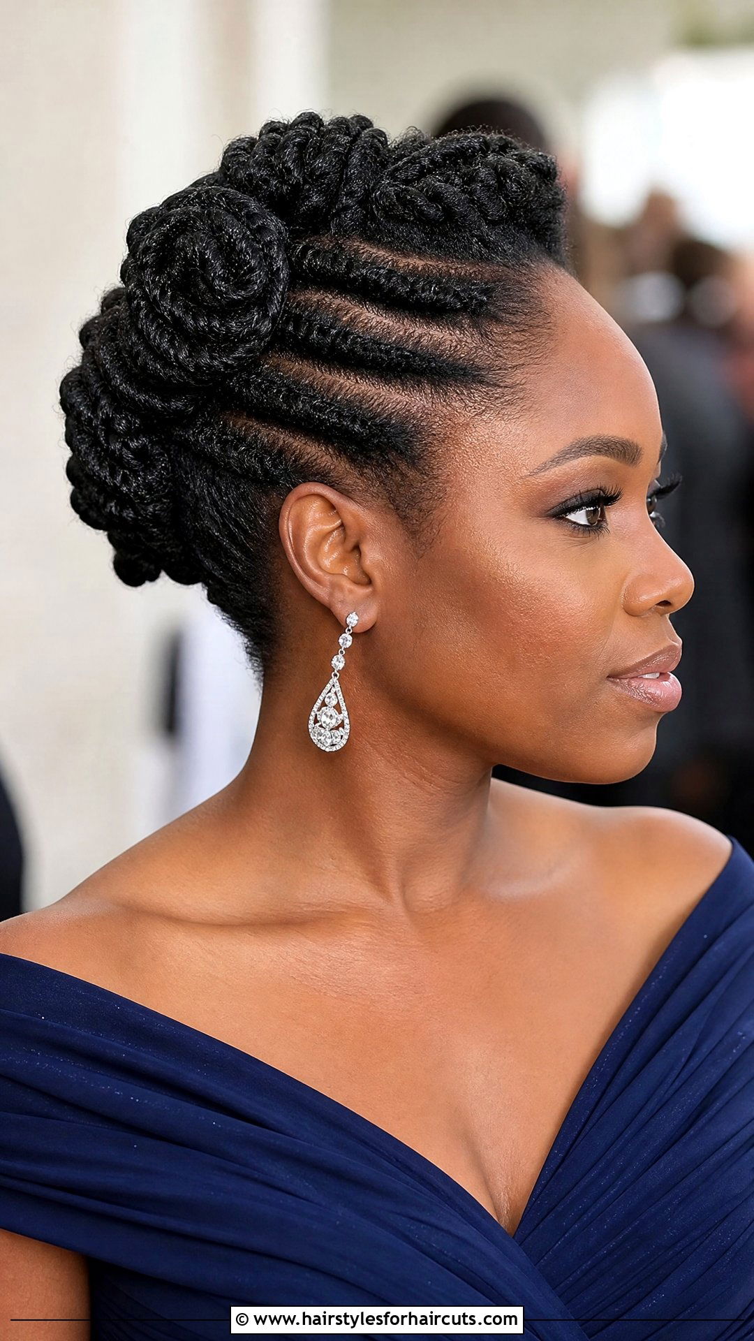 Flat Twist Updo Natural Hair - 25 formal hairstyles natural hair - 25 formal hairstyles natural hair