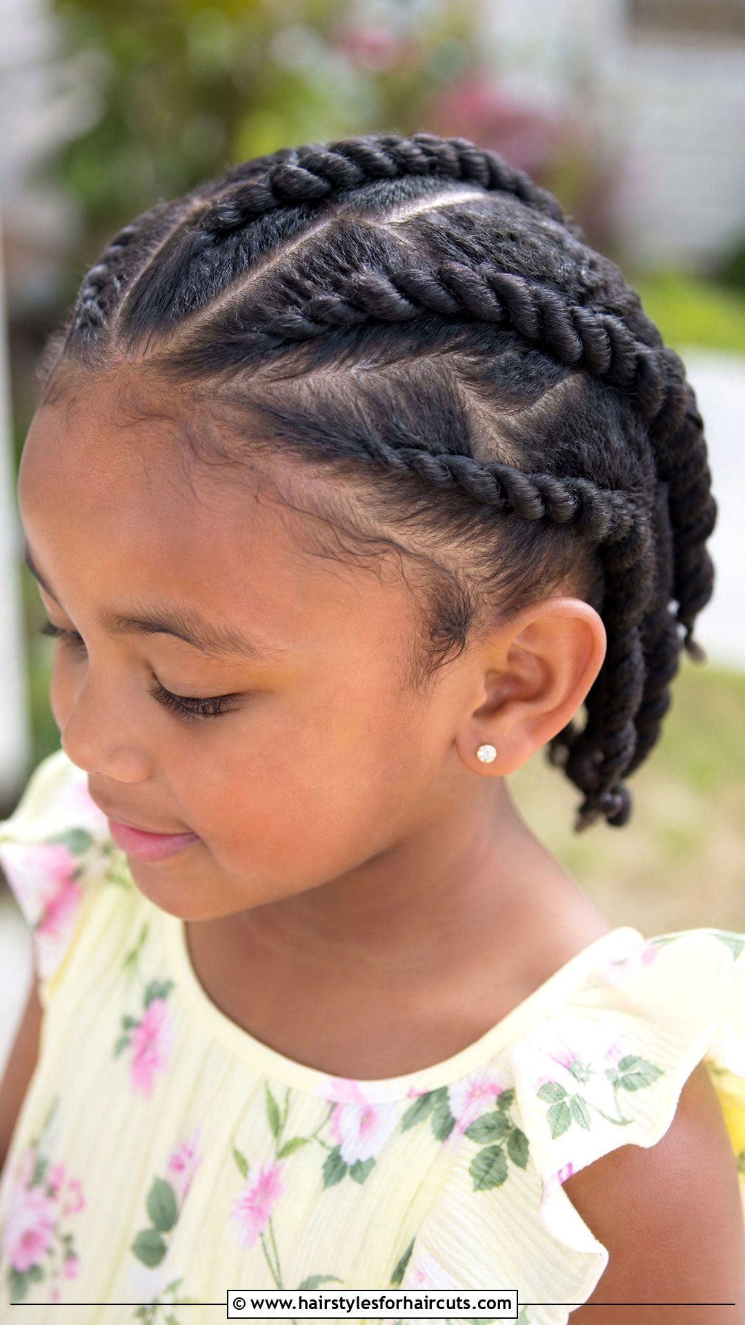 Flat Twists - 25 natural hair little black girl hairstyles - 25 natural hair little black girl hairstyles