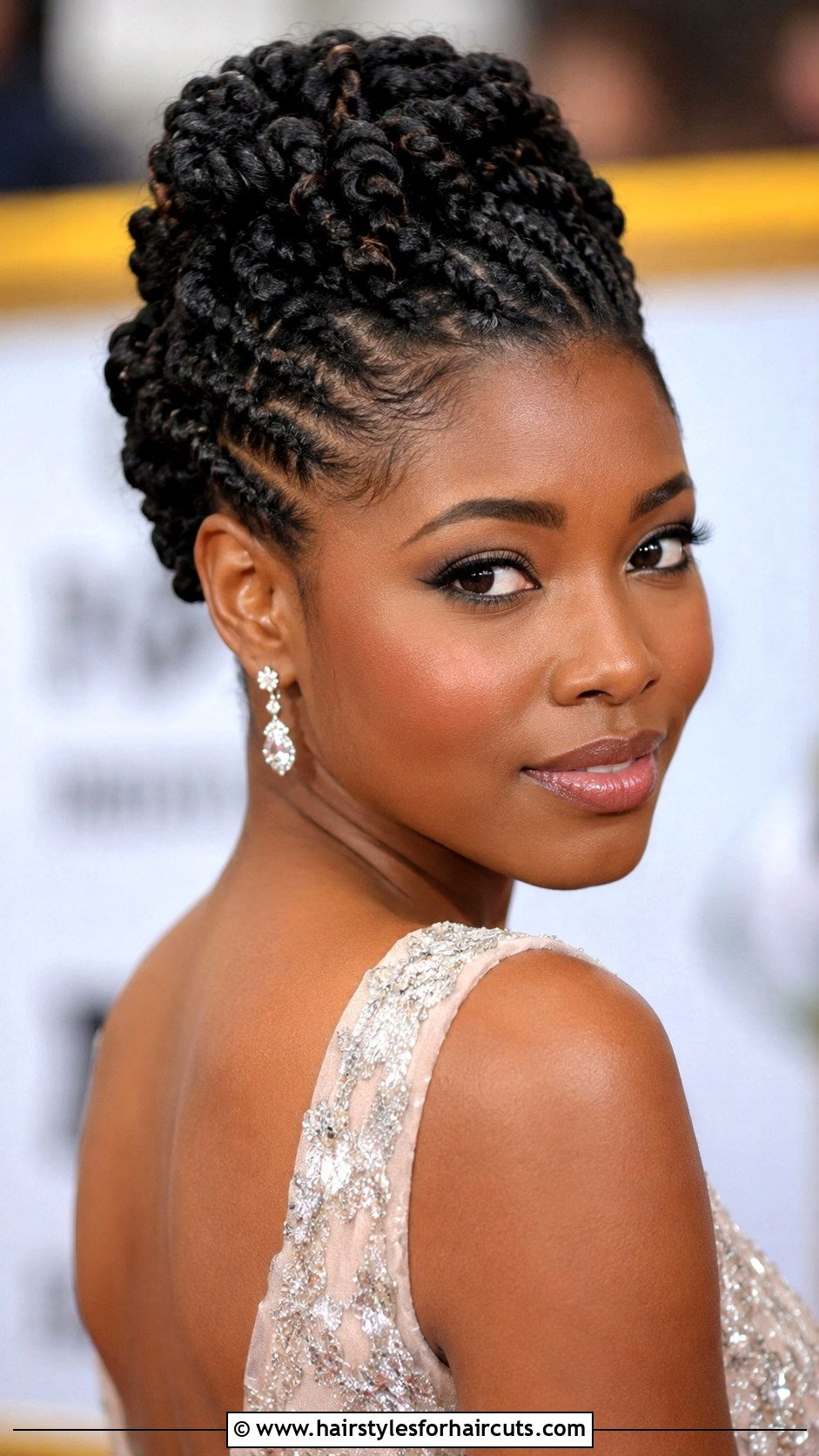 Flat Twists Updo Short Hair - 25 cute hairstyles for short hair black girl - 25 cute hairstyles for short hair black girl