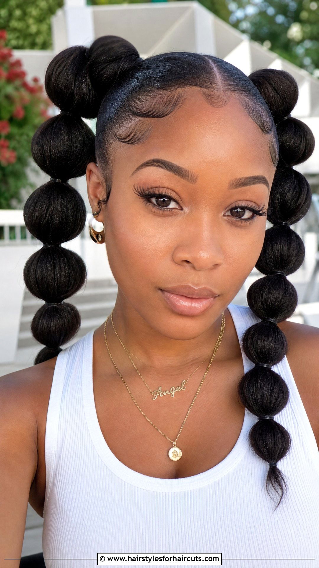 Flat Wrap With Bubble Braids - 25 flat wrap hairstyles for black hair - 25 flat wrap hairstyles for black hair