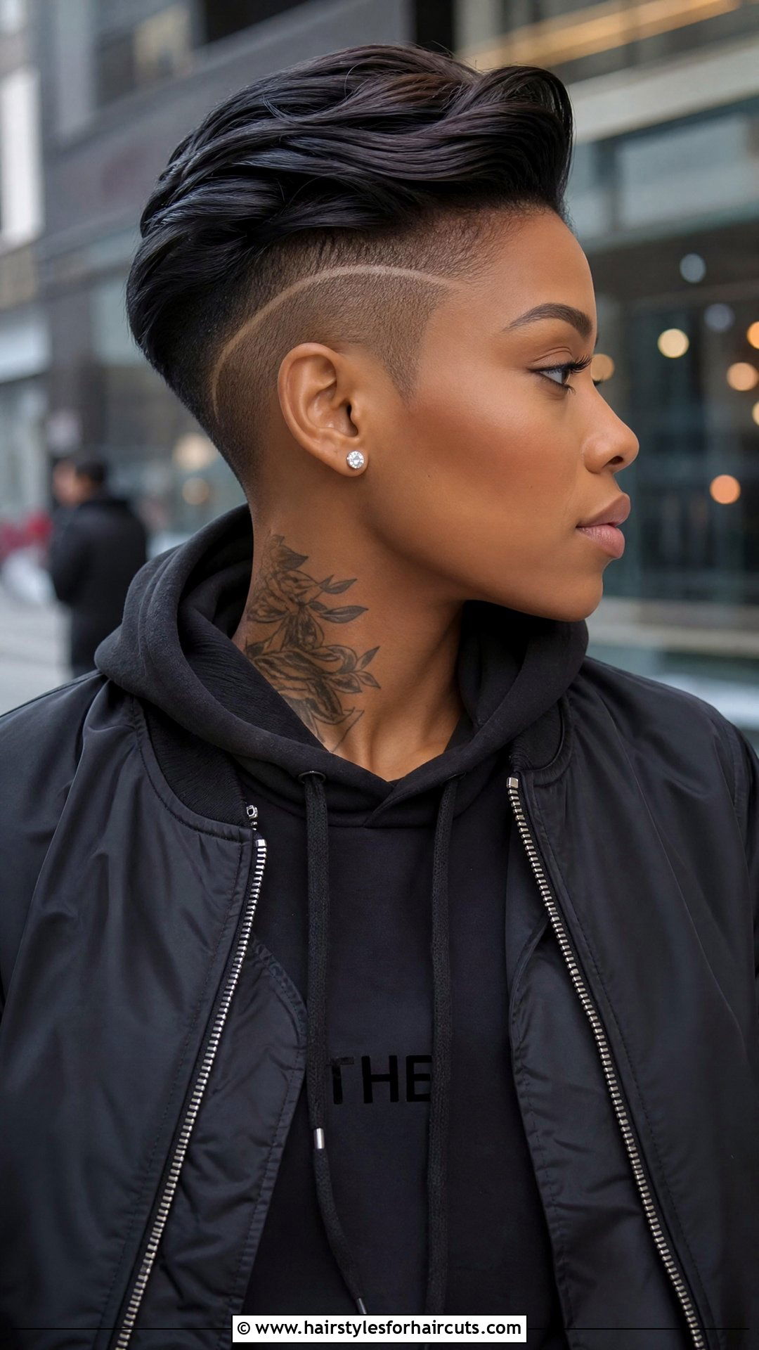 Flat Wrap With Undercut - 25 flat wrap hairstyles for black hair - 25 flat wrap hairstyles for black hair