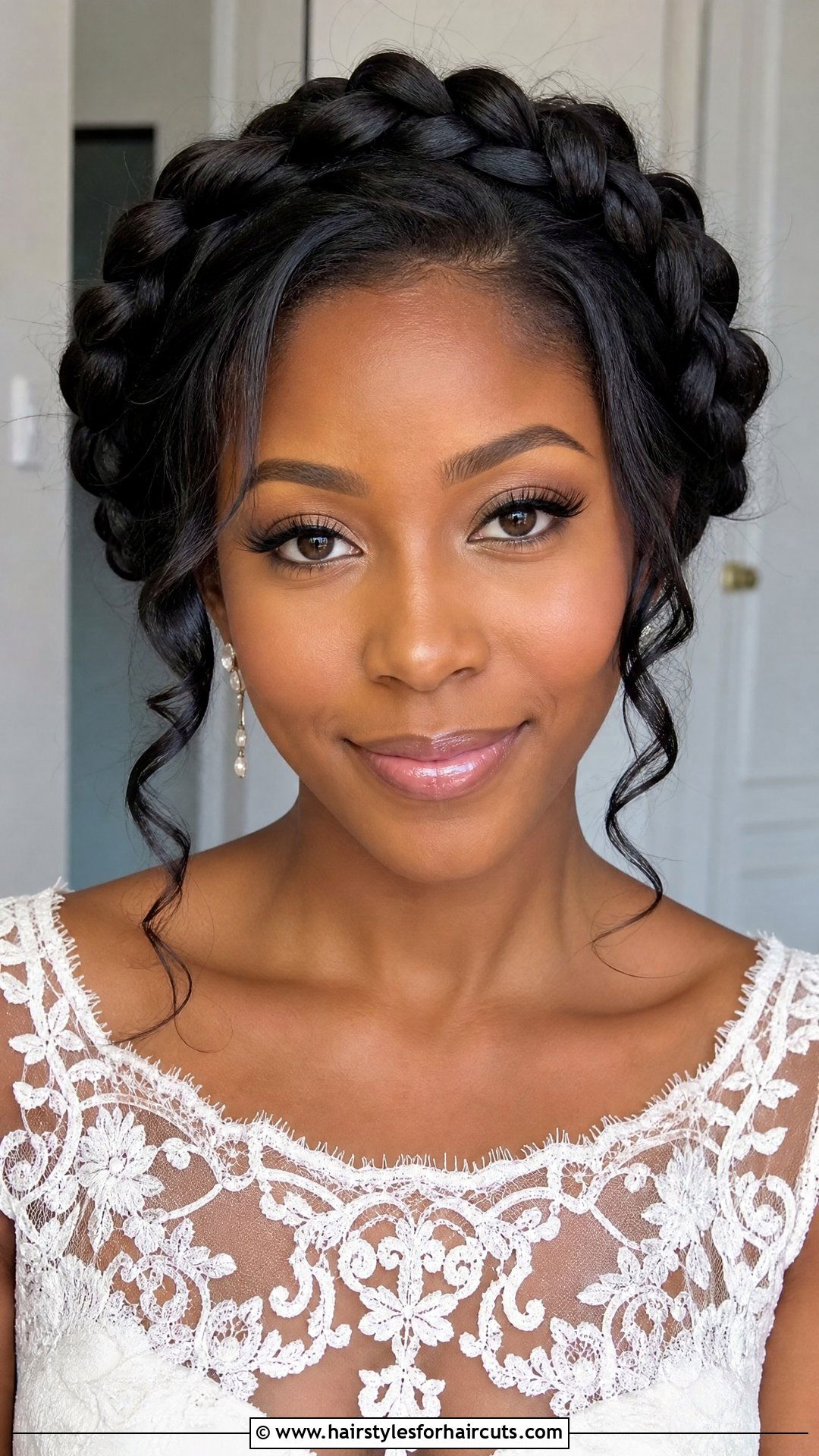 Flexi Rod Halo Braid Style - 25 flexi rod hairstyles on natural hair - 25 flexi rod hairstyles on natural hair