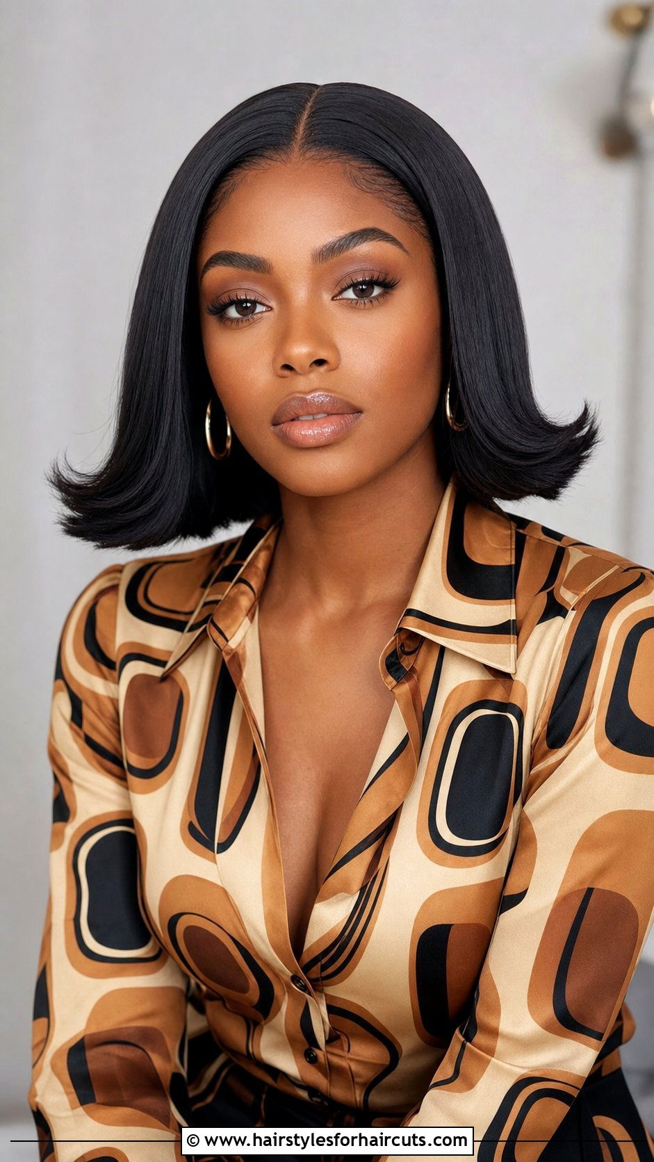 Flipped Ends Closure - 25 closure hairstyles - 25 closure hairstyles
