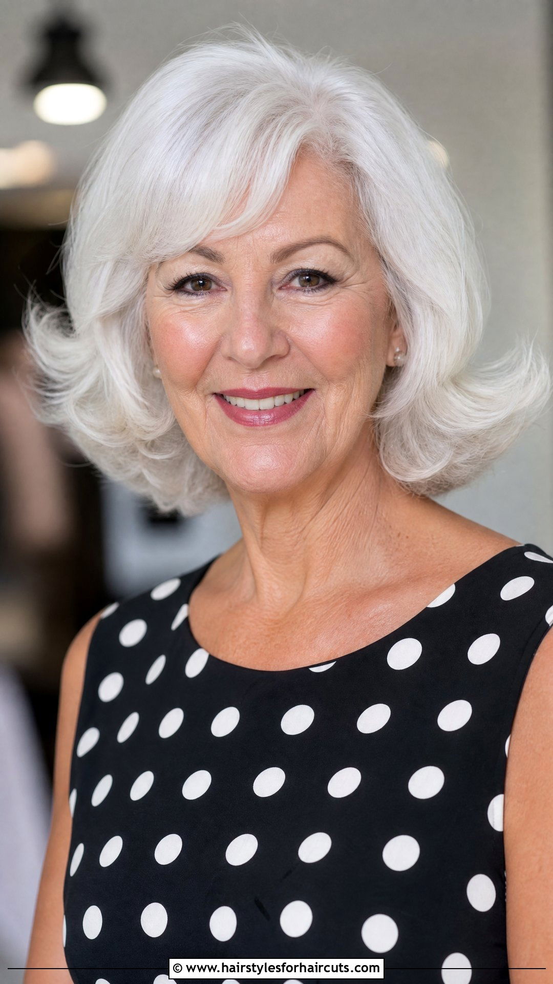 Flipped Ends White Hair - 25 hairstyles for white hair - 25 hairstyles for white hair