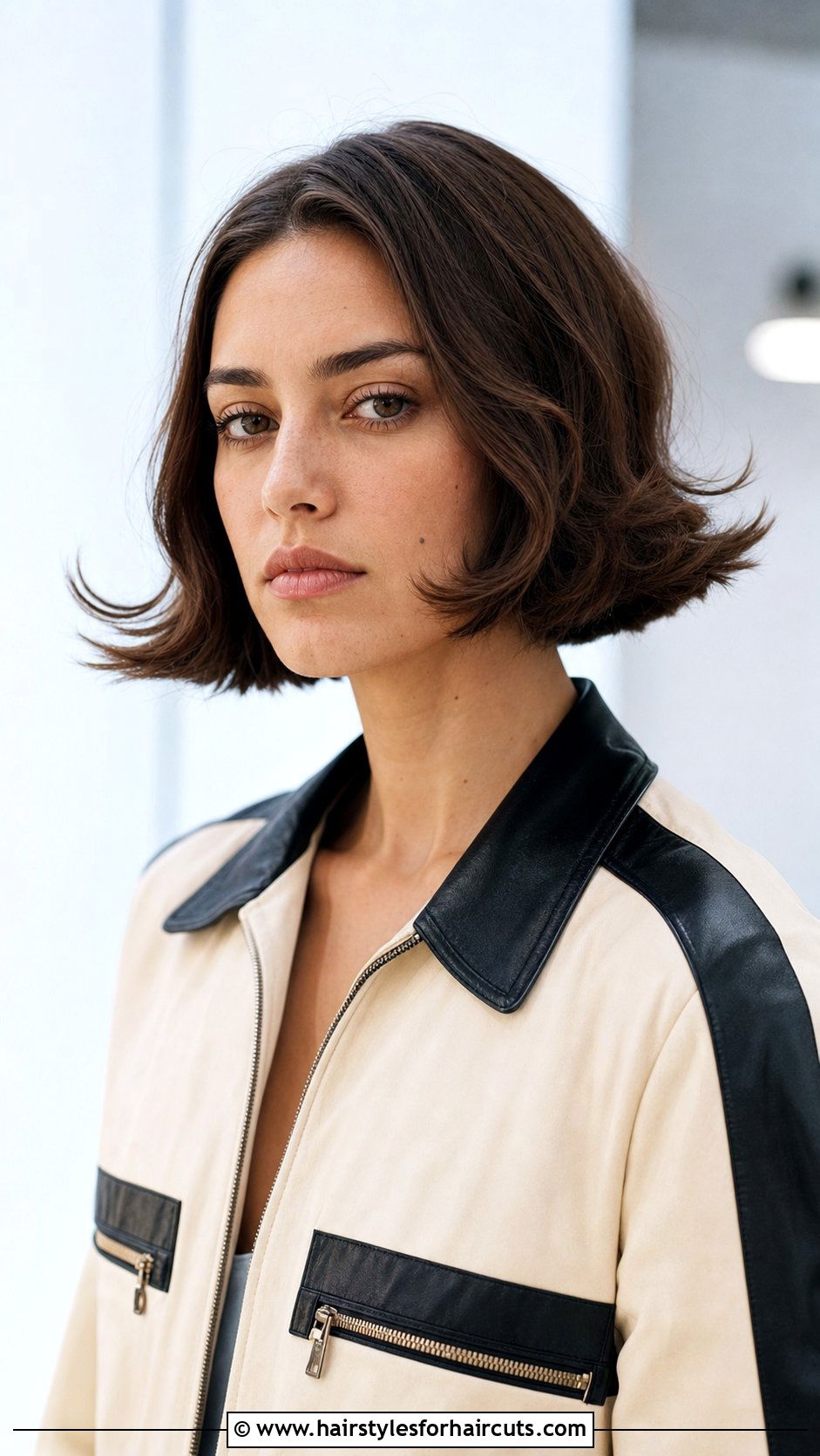 Flipped Out Bob - 25 hairstyles for long faces - 25 hairstyles for long faces