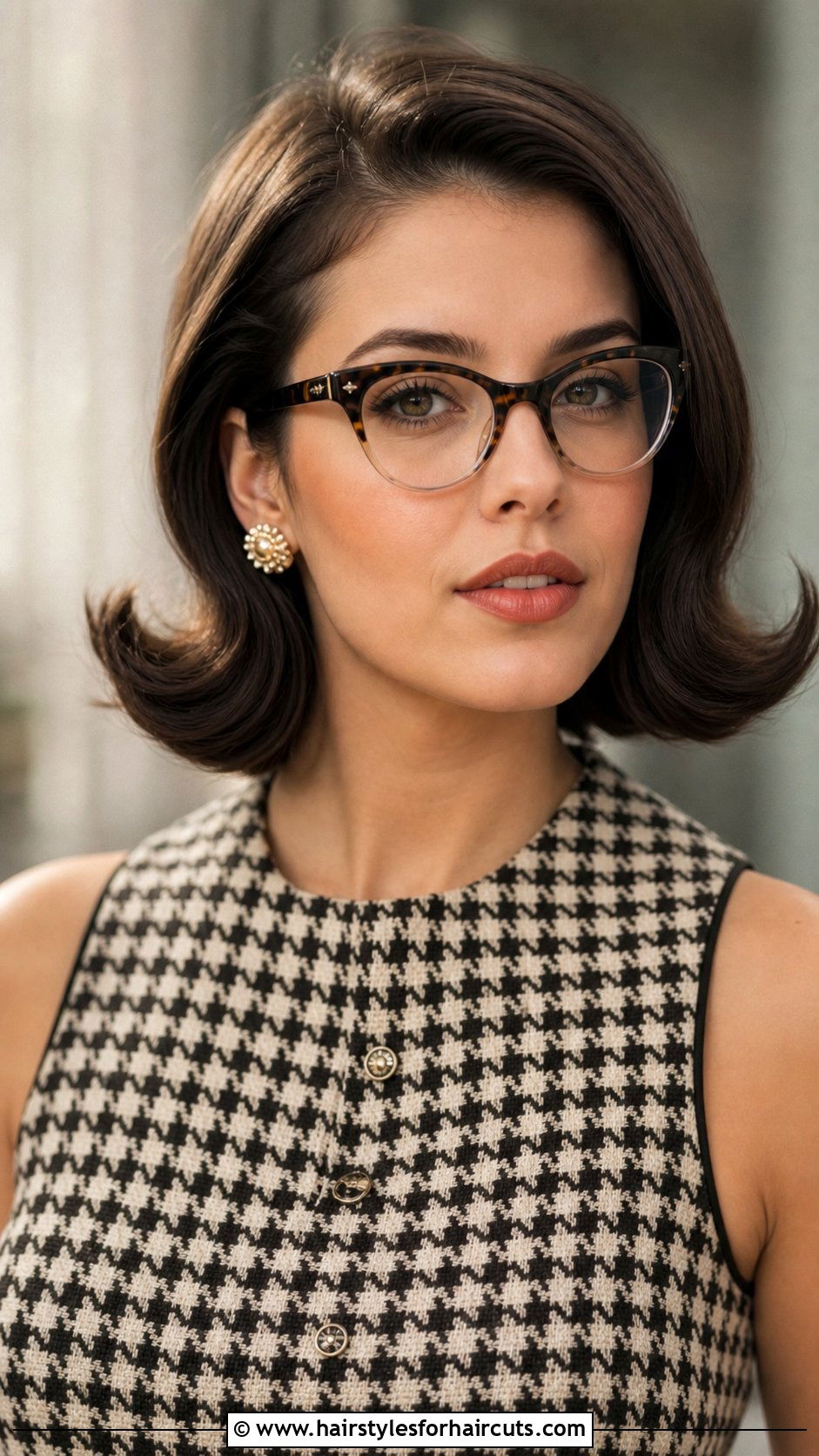 Flipped Out Bob - 25 hairstyles over 70 with glasses - 25 hairstyles over 70 with glasses