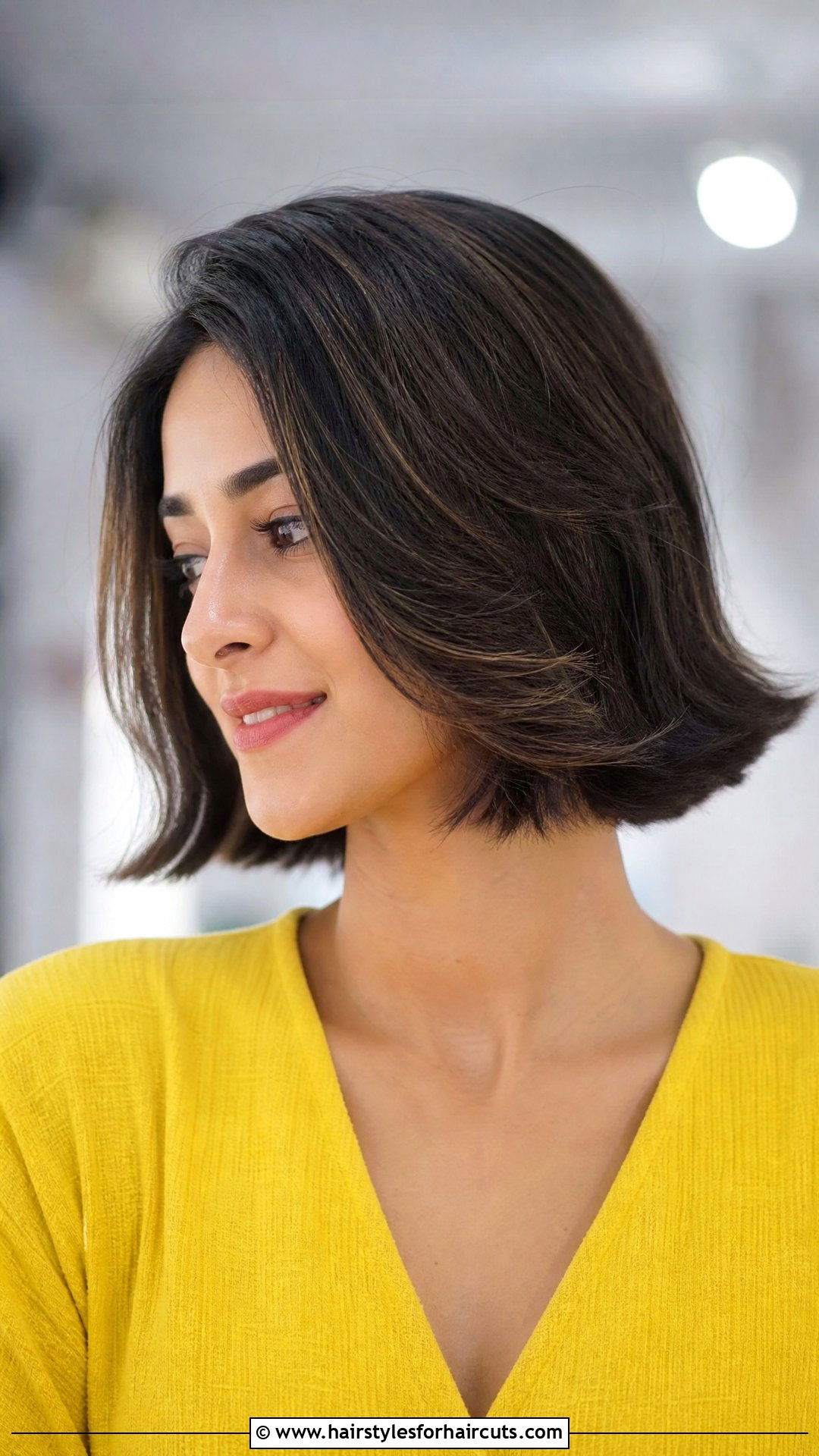 Flipped Out Bob - 25 widows peak hairstyles - 25 widows peak hairstyles