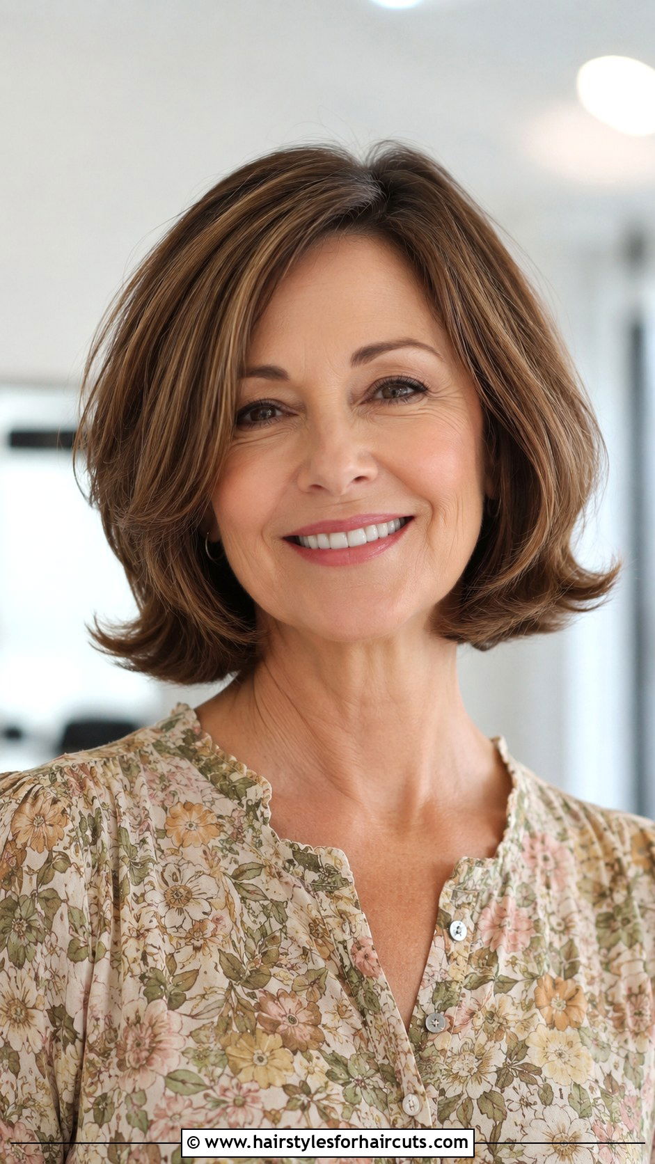 Flipped Out Bob Haircut - 25 hairstyles for thinning hair women over 50 - 25 hairstyles for thinning hair women over 50
