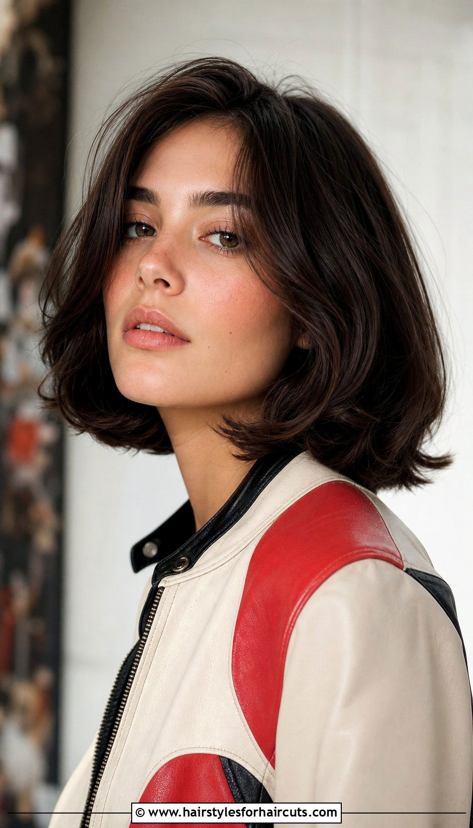 Flipped Out Lob For Square Face - 25 face shape medium haircuts for girls - 25 face shape medium haircuts for girls